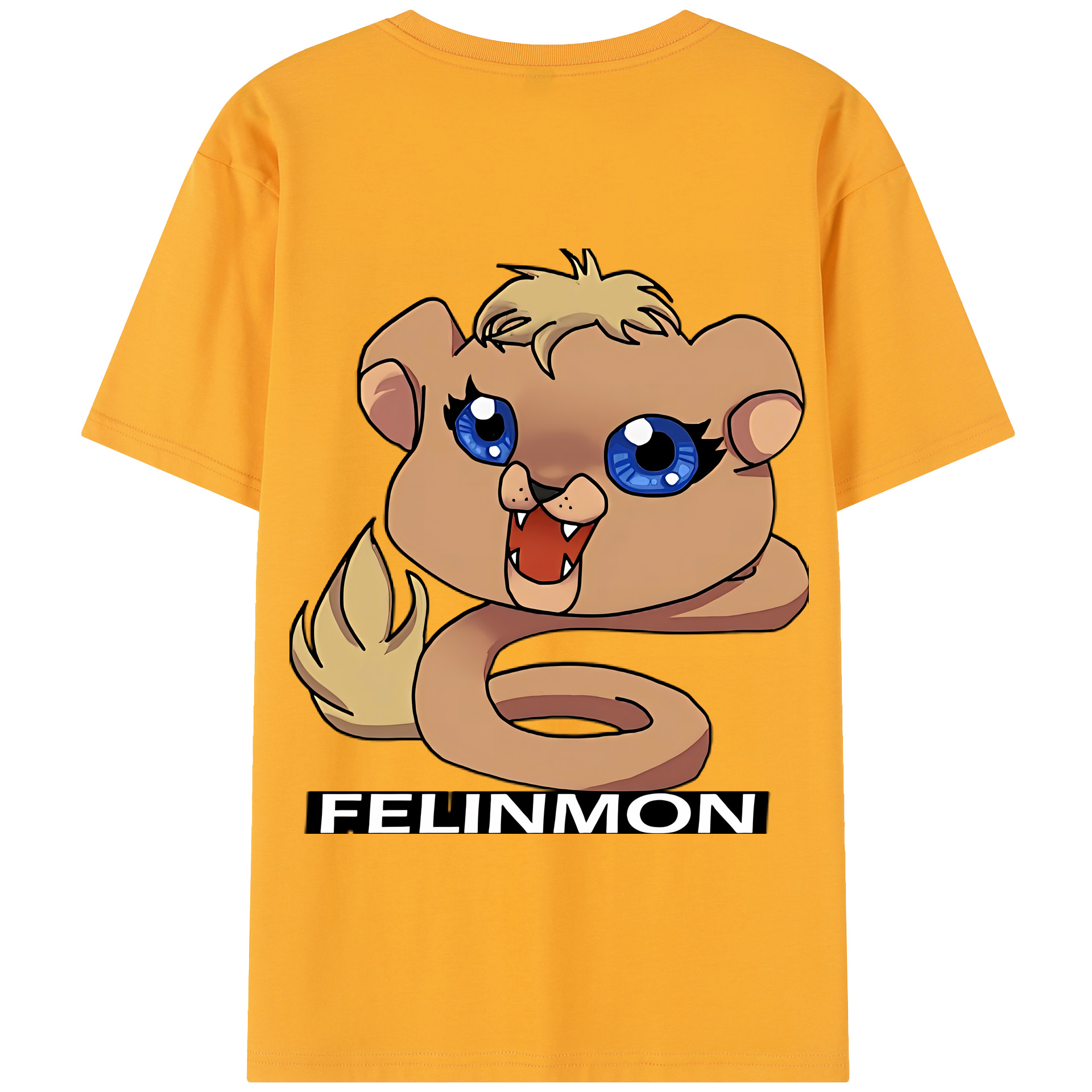 （画像用） Digimon デジタルモンスター/デジモン 綿100％半袖Tシャツ（背面プリント）