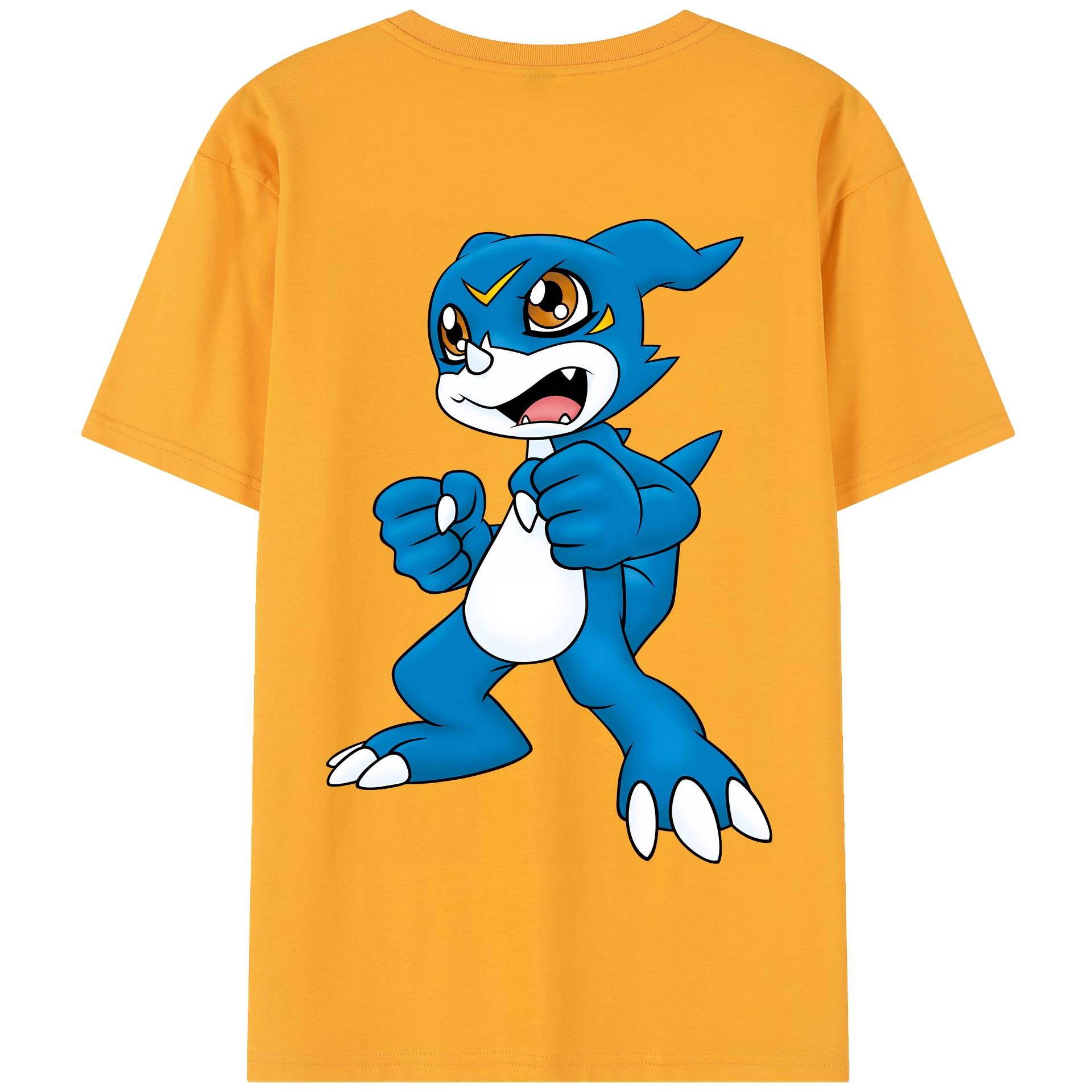（画像用） Digimon デジタルモンスター/デジモン 綿100％半袖Tシャツ（背面プリント）