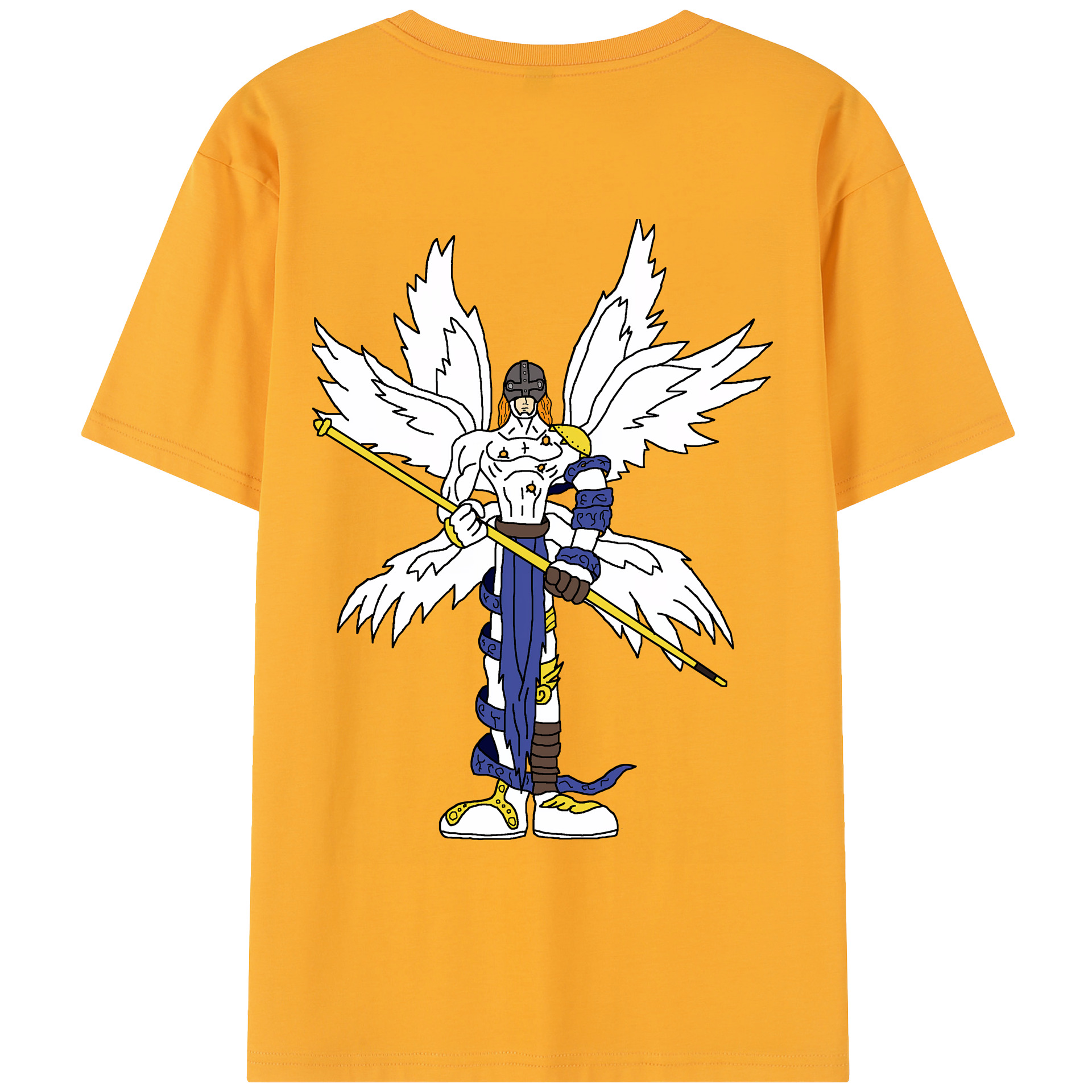 （画像用） Digimon デジタルモンスター/デジモン 綿100％半袖Tシャツ（背面プリント）