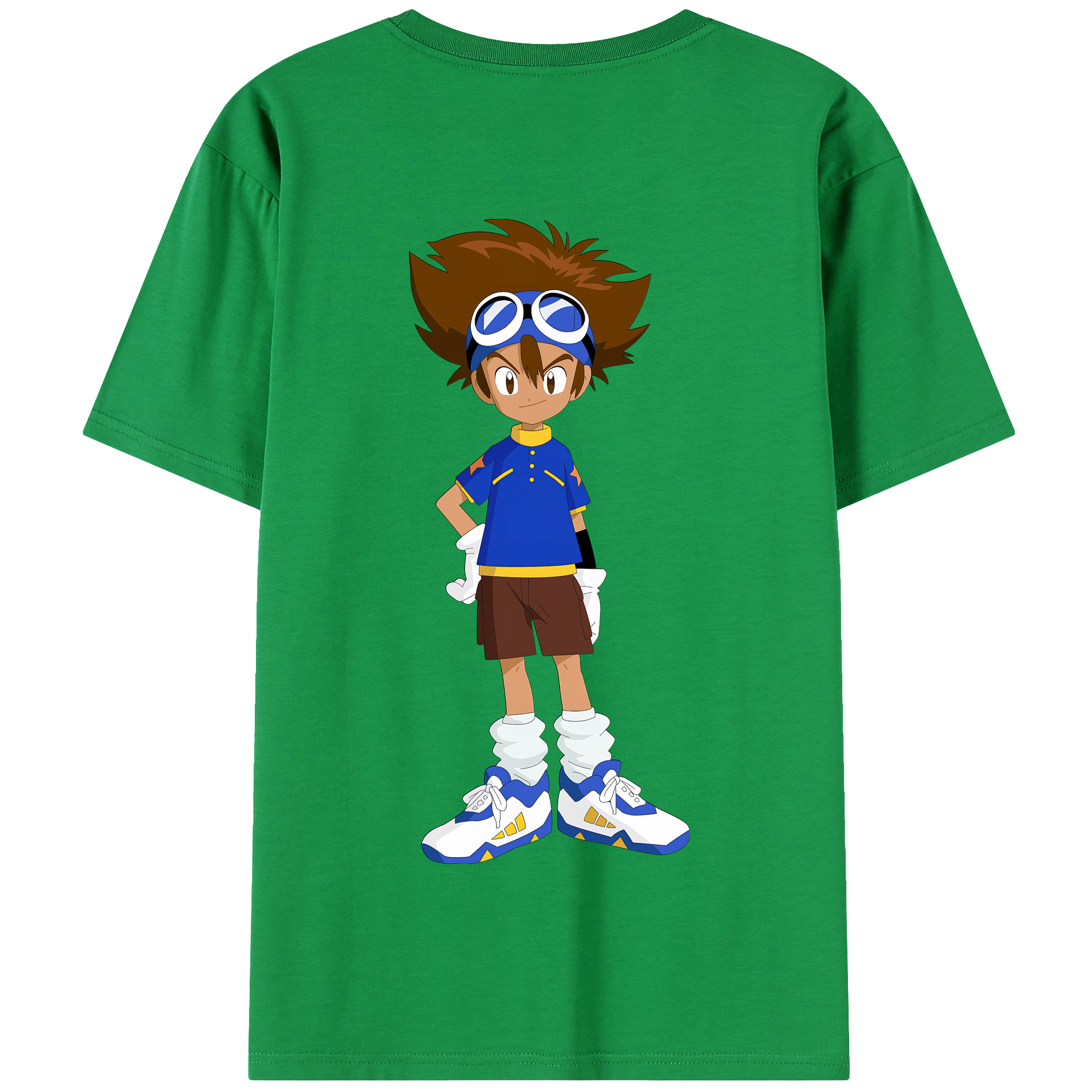 （画像用） Digimon デジタルモンスター/デジモン 綿100％半袖Tシャツ（背面プリント）