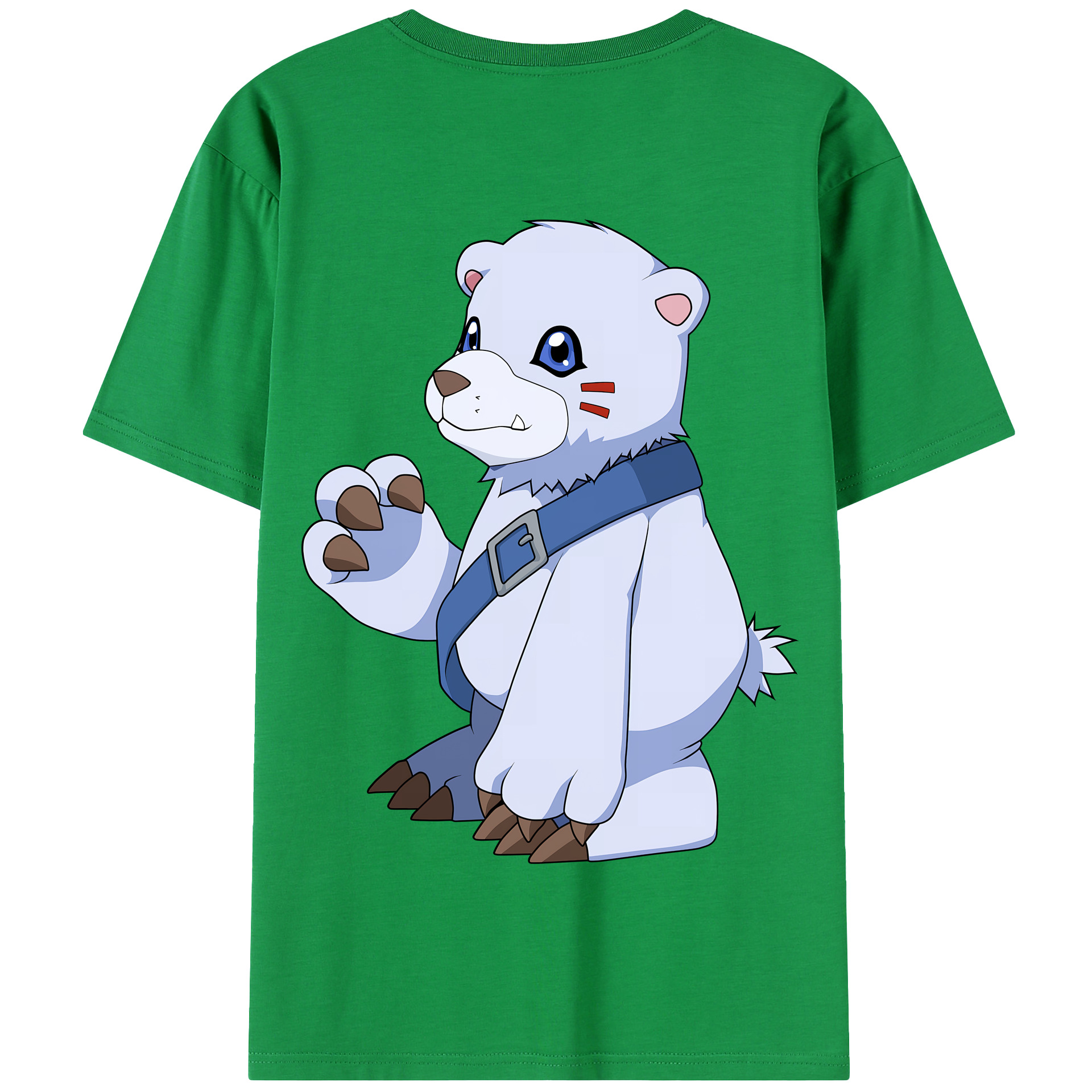 （画像用） Digimon デジタルモンスター/デジモン 綿100％半袖Tシャツ（背面プリント）