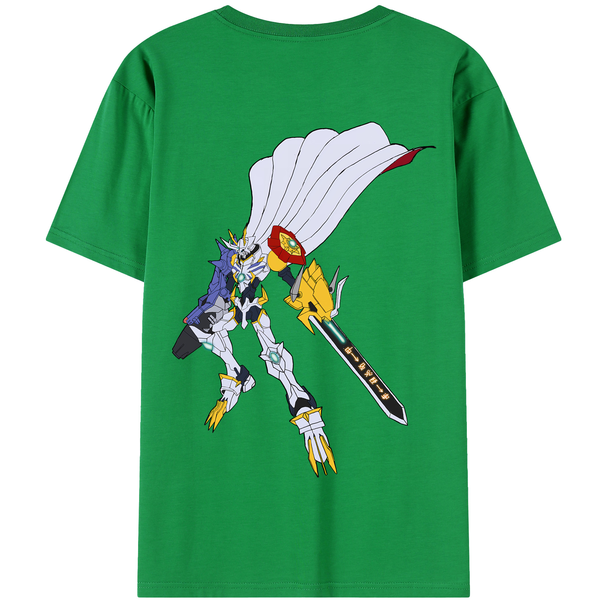 （画像用） Digimon デジタルモンスター/デジモン 綿100％半袖Tシャツ（背面プリント）