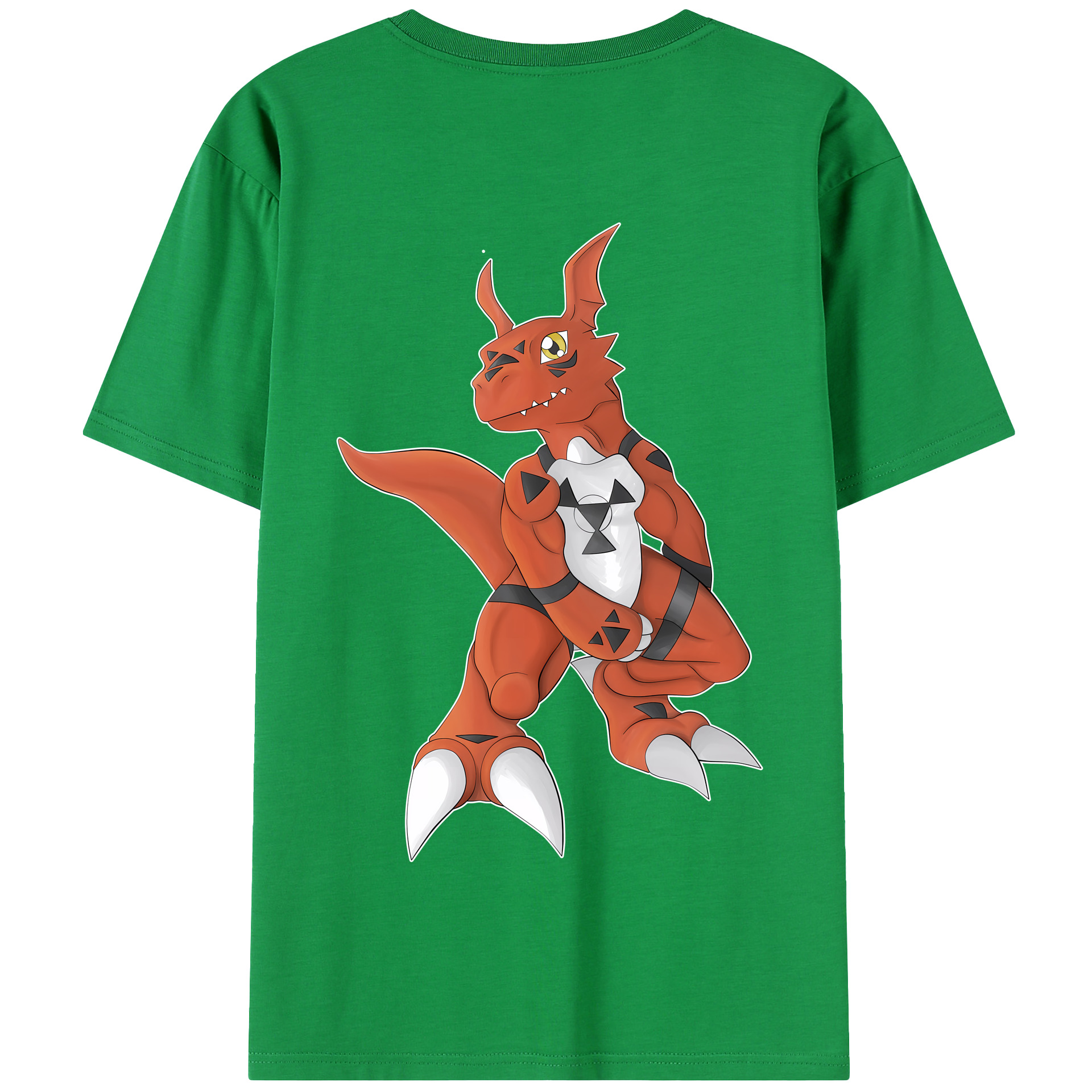 （画像用） Digimon デジタルモンスター/デジモン 綿100％半袖Tシャツ（背面プリント）