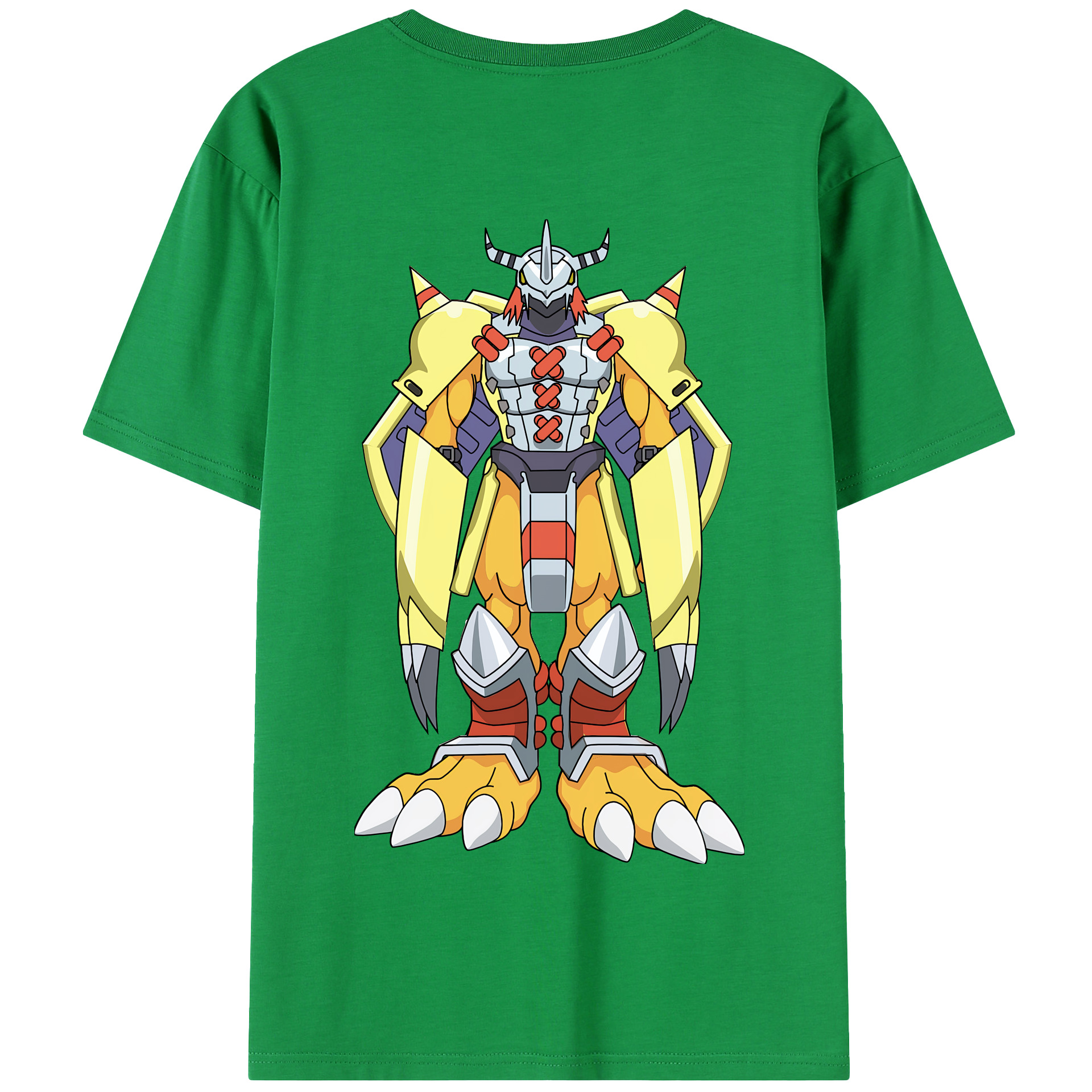 （画像用） Digimon デジタルモンスター/デジモン 綿100％半袖Tシャツ（背面プリント）