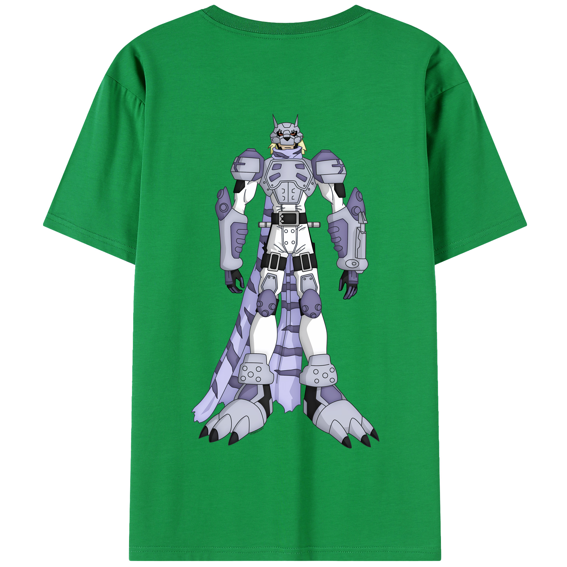 （画像用） Digimon デジタルモンスター/デジモン 綿100％半袖Tシャツ（背面プリント）