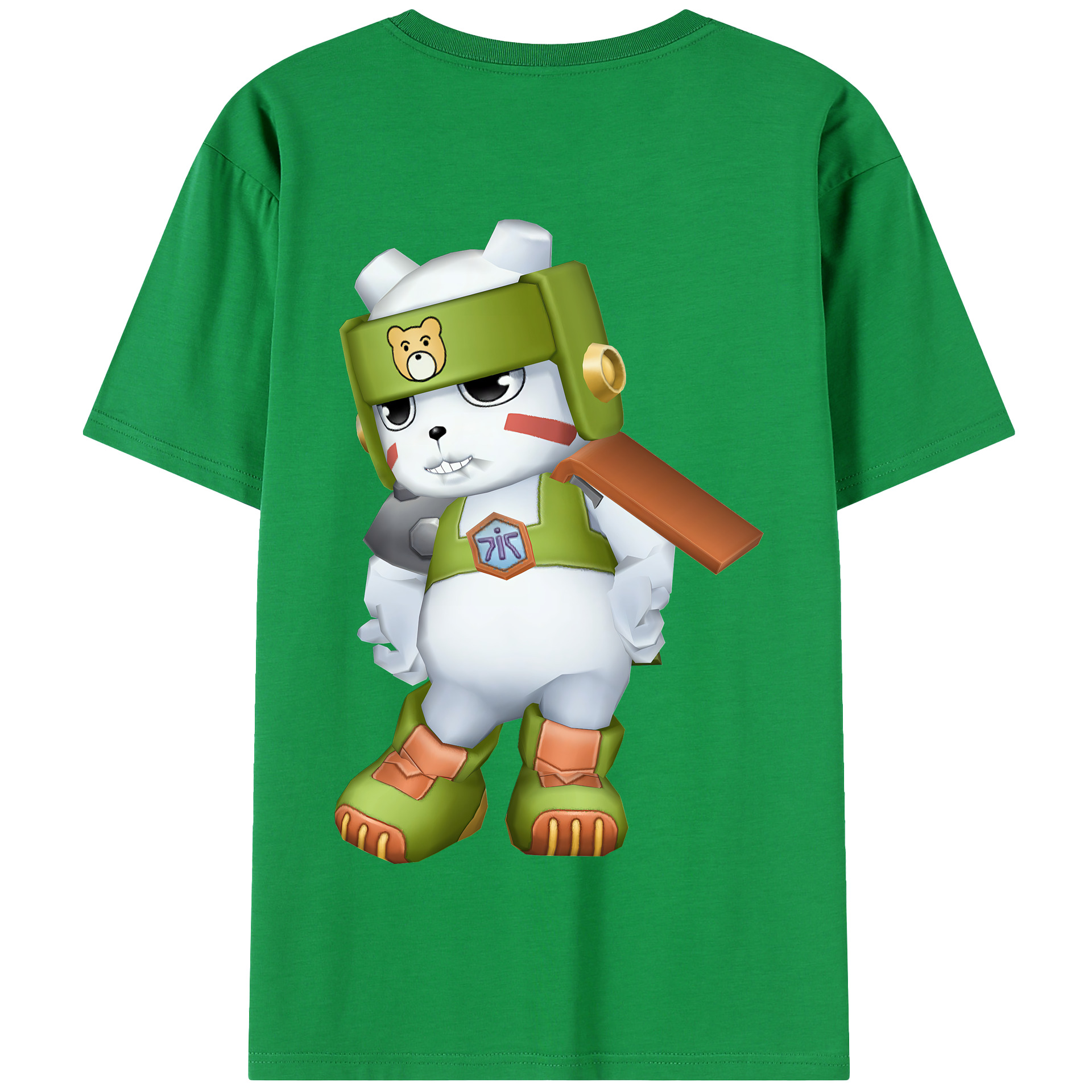 （画像用） Digimon デジタルモンスター/デジモン 綿100％半袖Tシャツ（背面プリント）