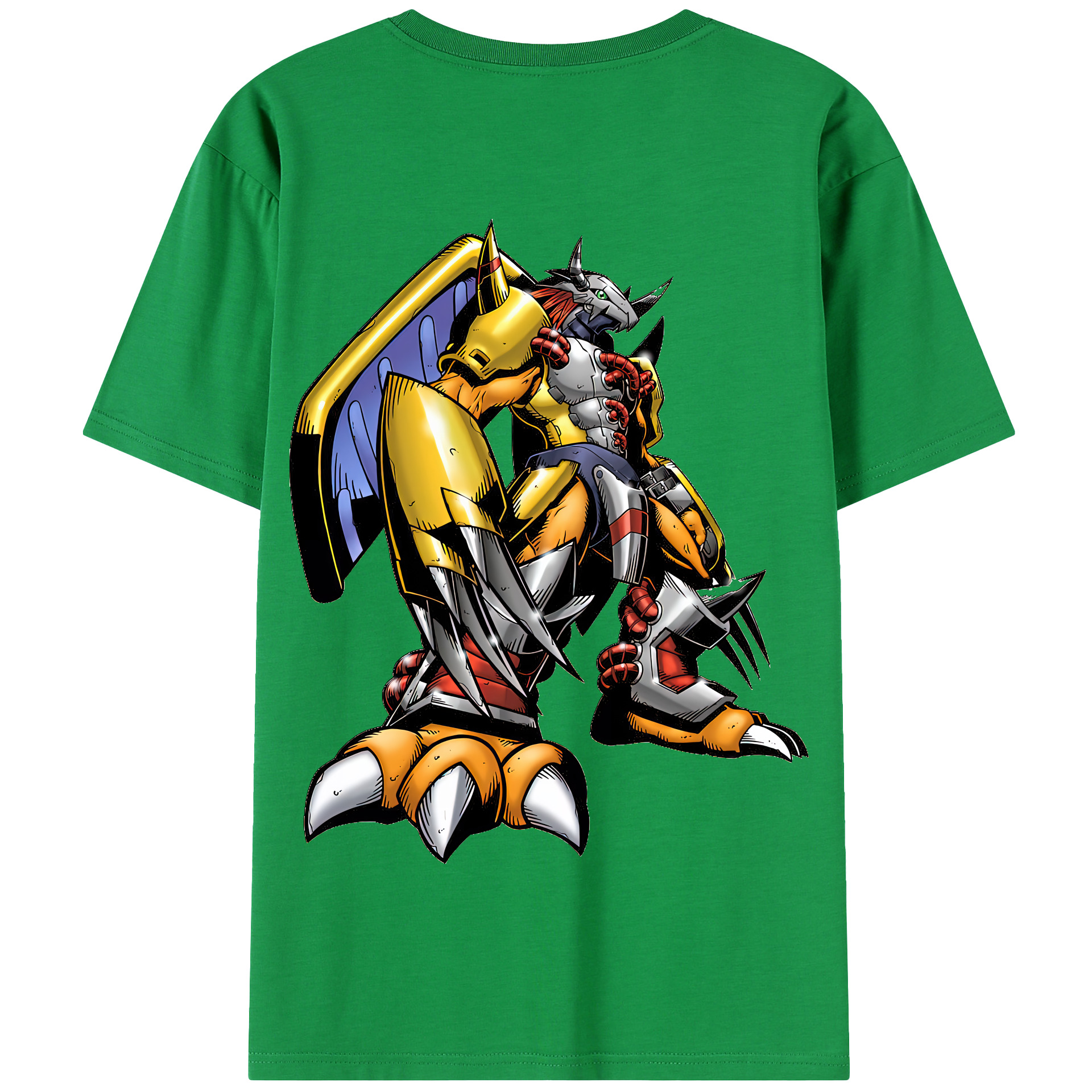 （画像用） Digimon デジタルモンスター/デジモン 綿100％半袖Tシャツ（背面プリント）