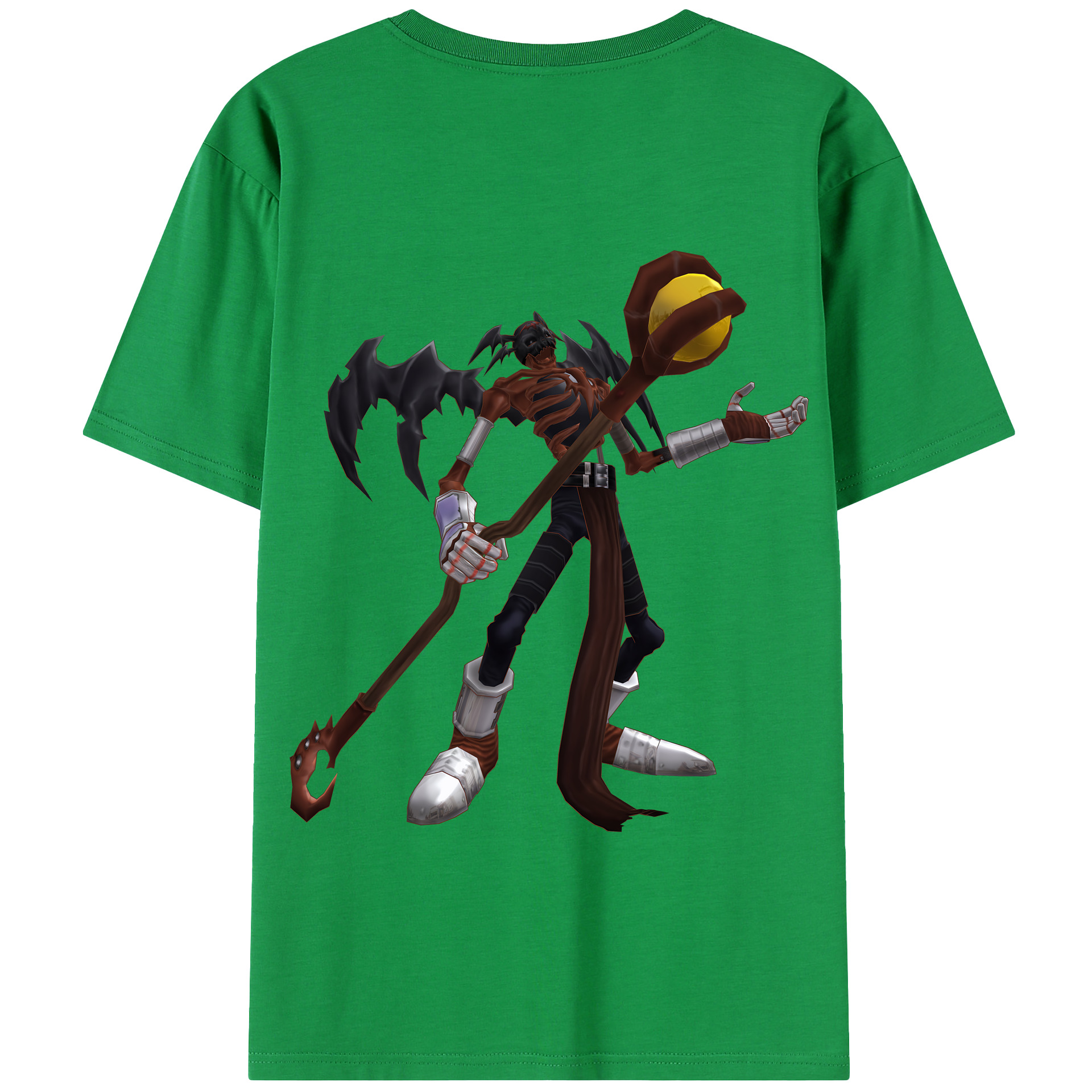 （画像用） Digimon デジタルモンスター/デジモン 綿100％半袖Tシャツ（背面プリント）