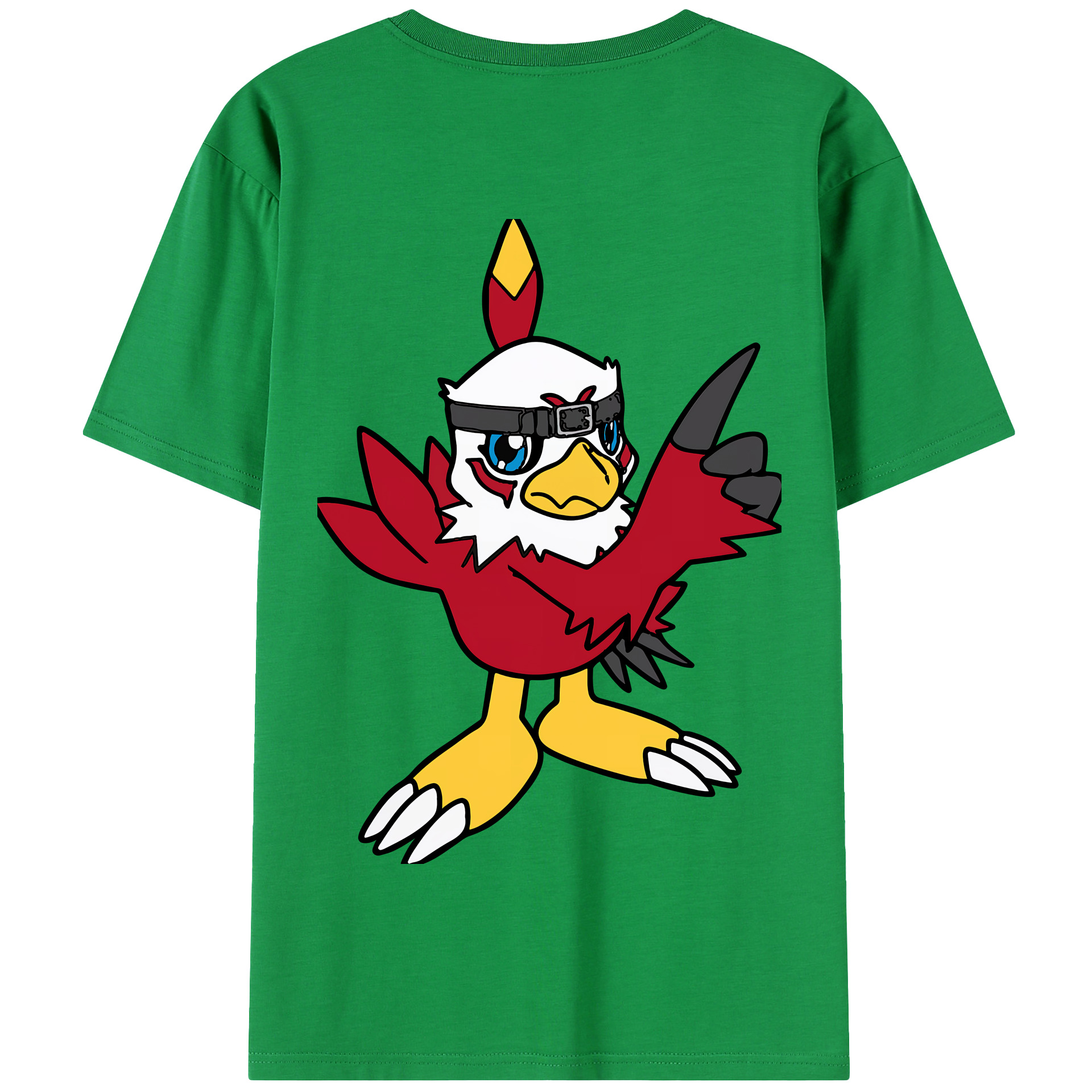 （画像用） Digimon デジタルモンスター/デジモン 綿100％半袖Tシャツ（背面プリント）