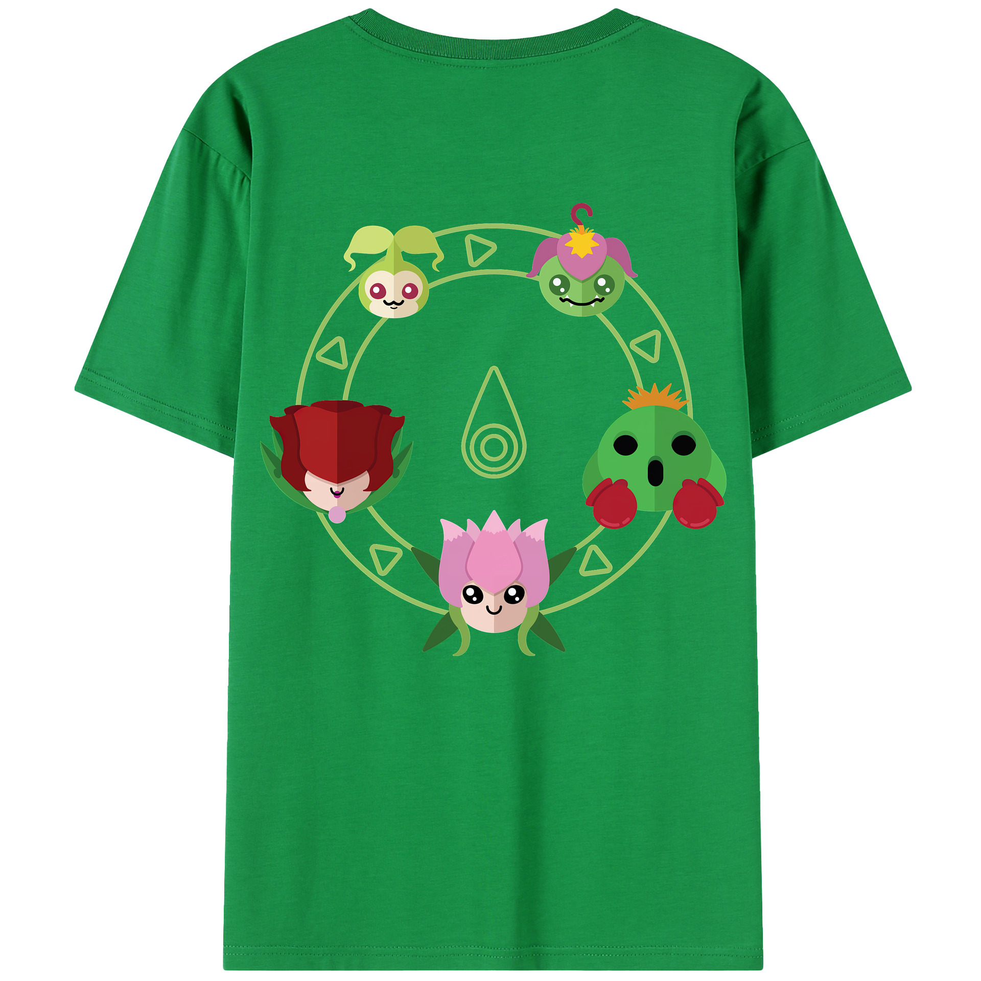 （画像用） Digimon デジタルモンスター/デジモン 綿100％半袖Tシャツ（背面プリント）