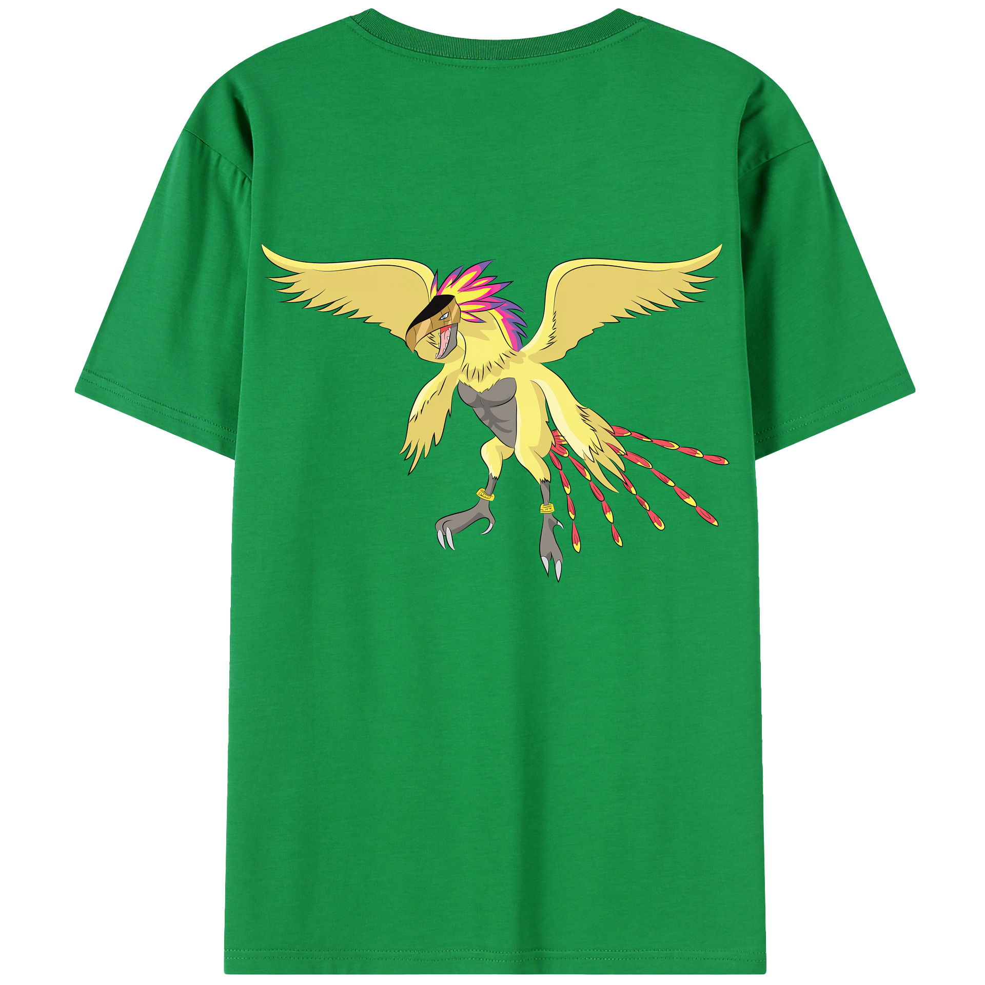 （画像用） Digimon デジタルモンスター/デジモン 綿100％半袖Tシャツ（背面プリント）