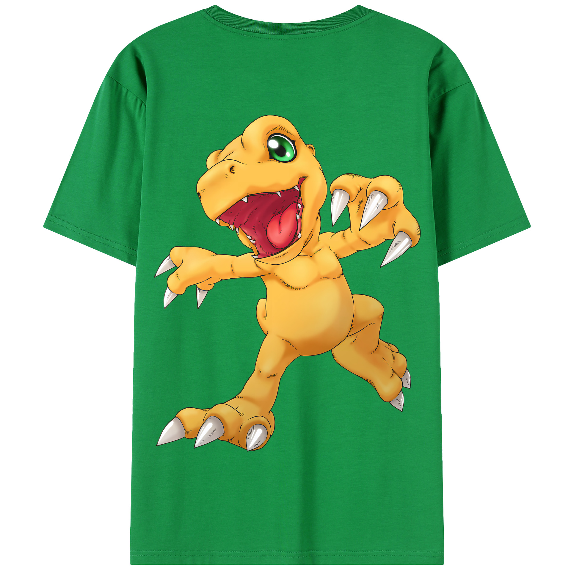 （画像用） Digimon デジタルモンスター/デジモン 綿100％半袖Tシャツ（背面プリント）