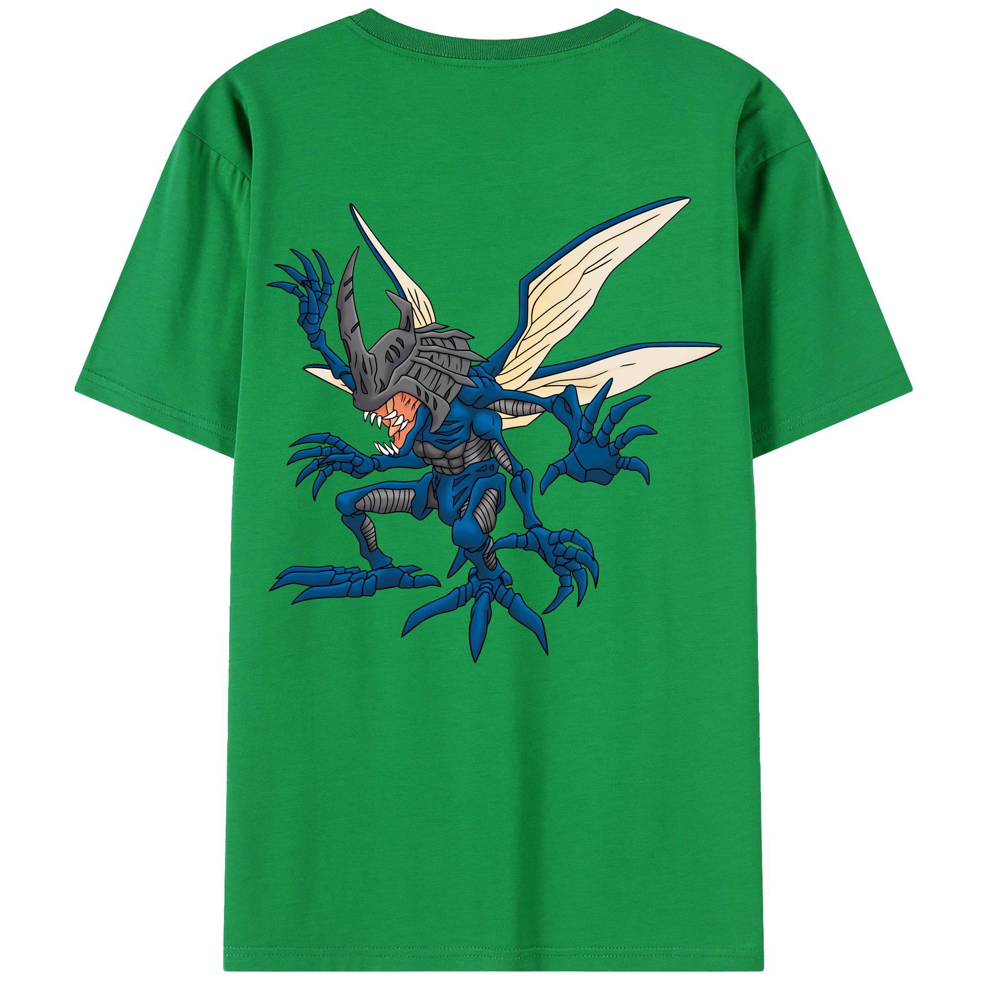 （画像用） Digimon デジタルモンスター/デジモン 綿100％半袖Tシャツ（背面プリント）