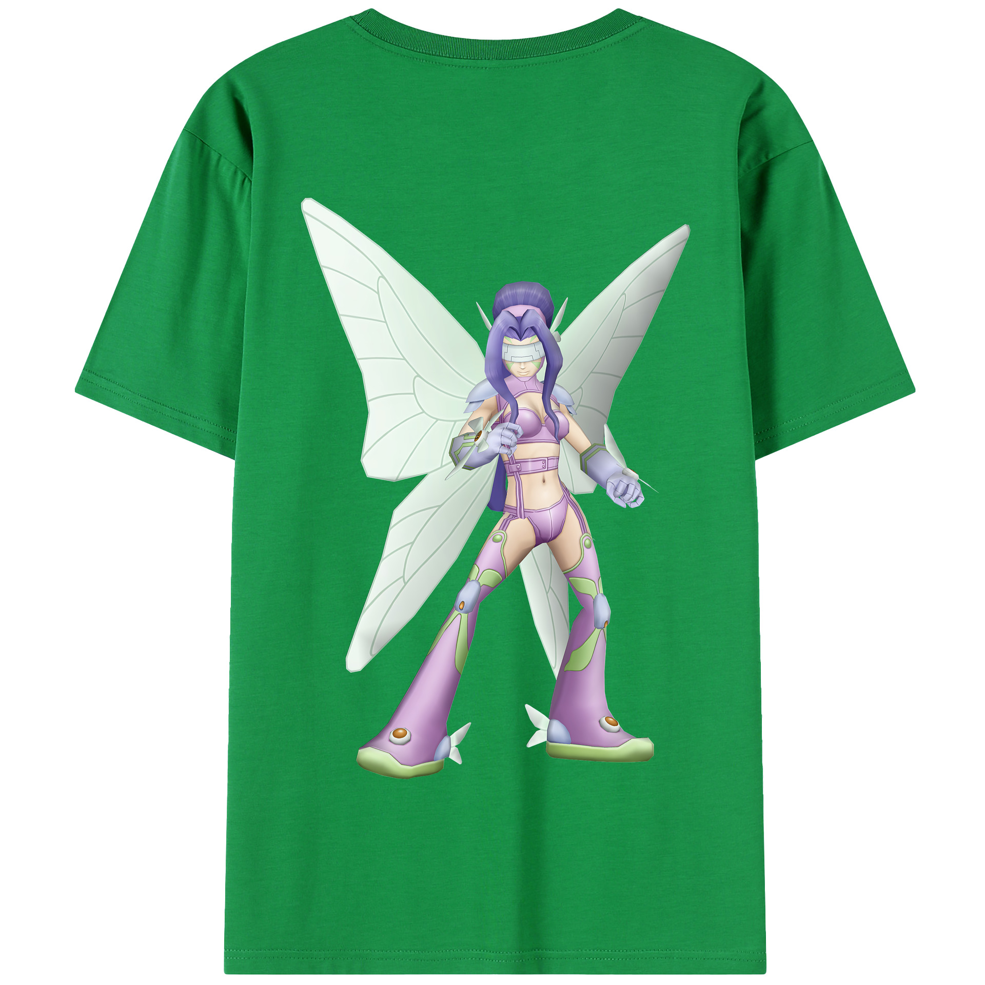 （画像用） Digimon デジタルモンスター/デジモン 綿100％半袖Tシャツ（背面プリント）