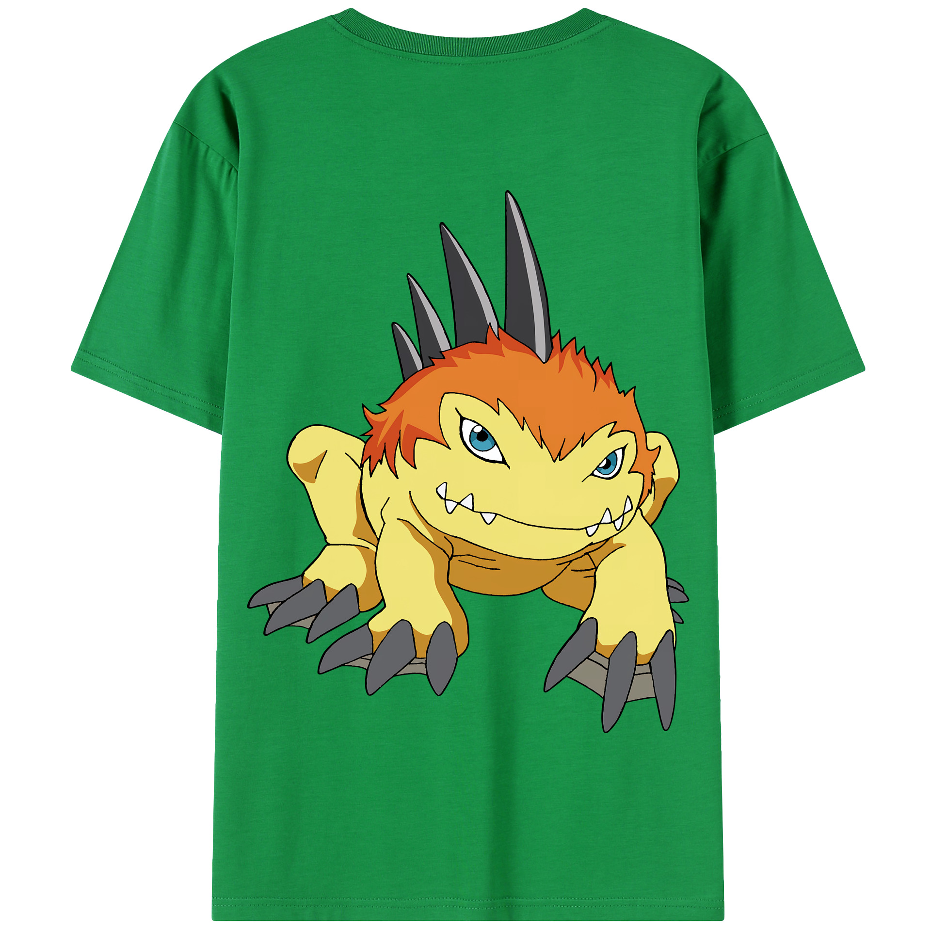 （画像用） Digimon デジタルモンスター/デジモン 綿100％半袖Tシャツ（背面プリント）