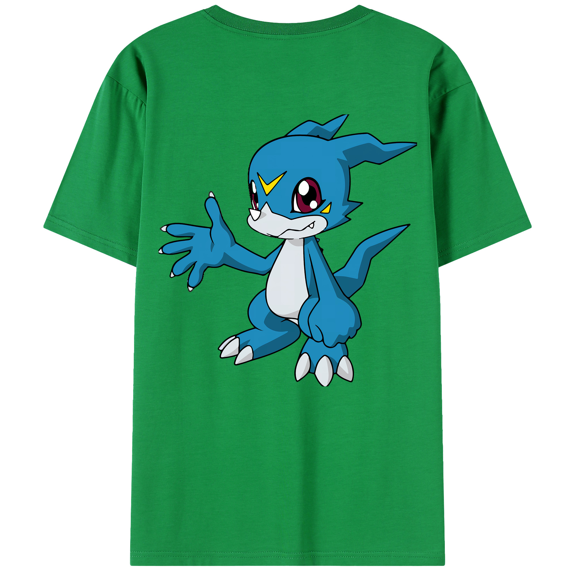 （画像用） Digimon デジタルモンスター/デジモン 綿100％半袖Tシャツ（背面プリント）