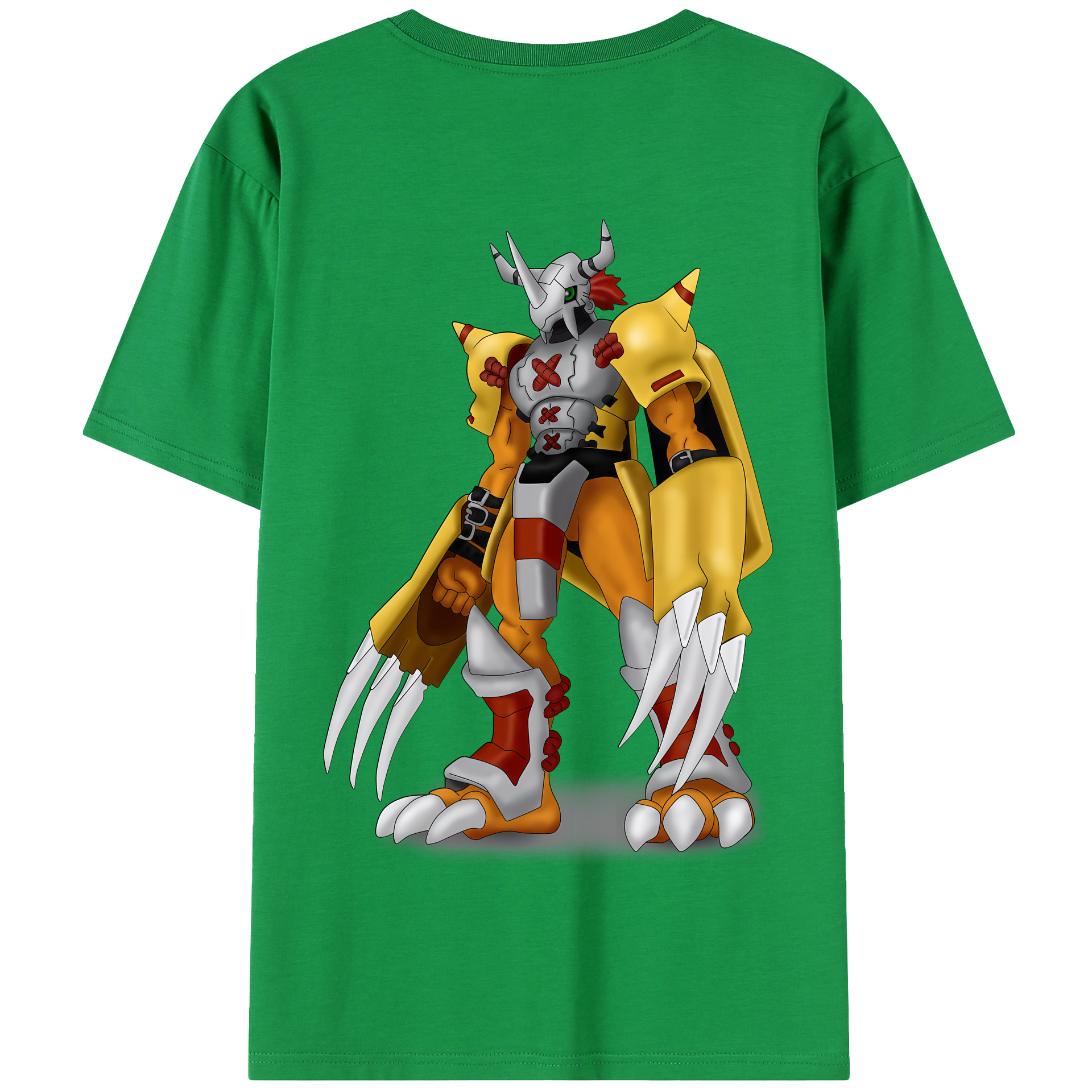 （画像用） Digimon デジタルモンスター/デジモン 綿100％半袖Tシャツ（背面プリント）