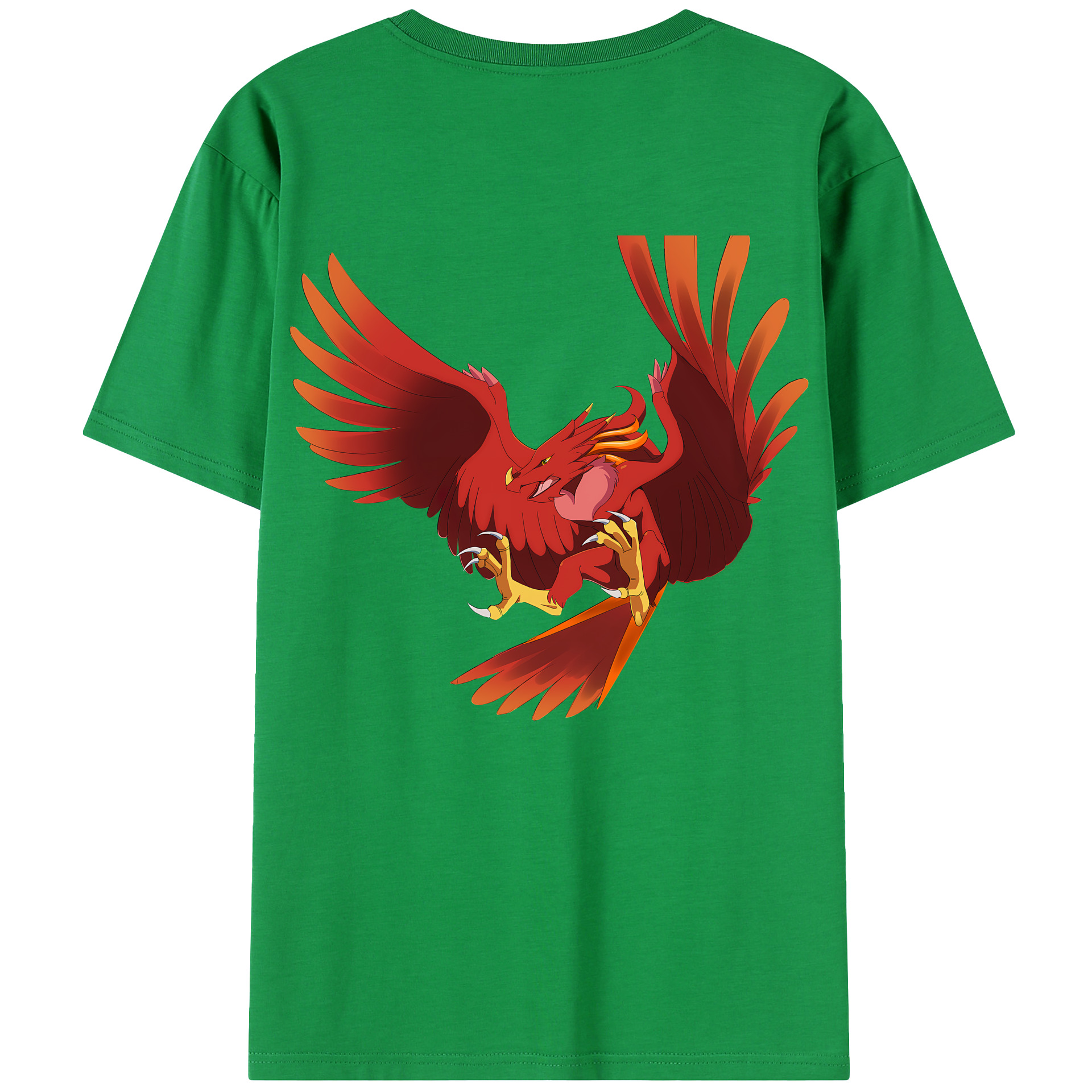 （画像用） Digimon デジタルモンスター/デジモン 綿100％半袖Tシャツ（背面プリント）