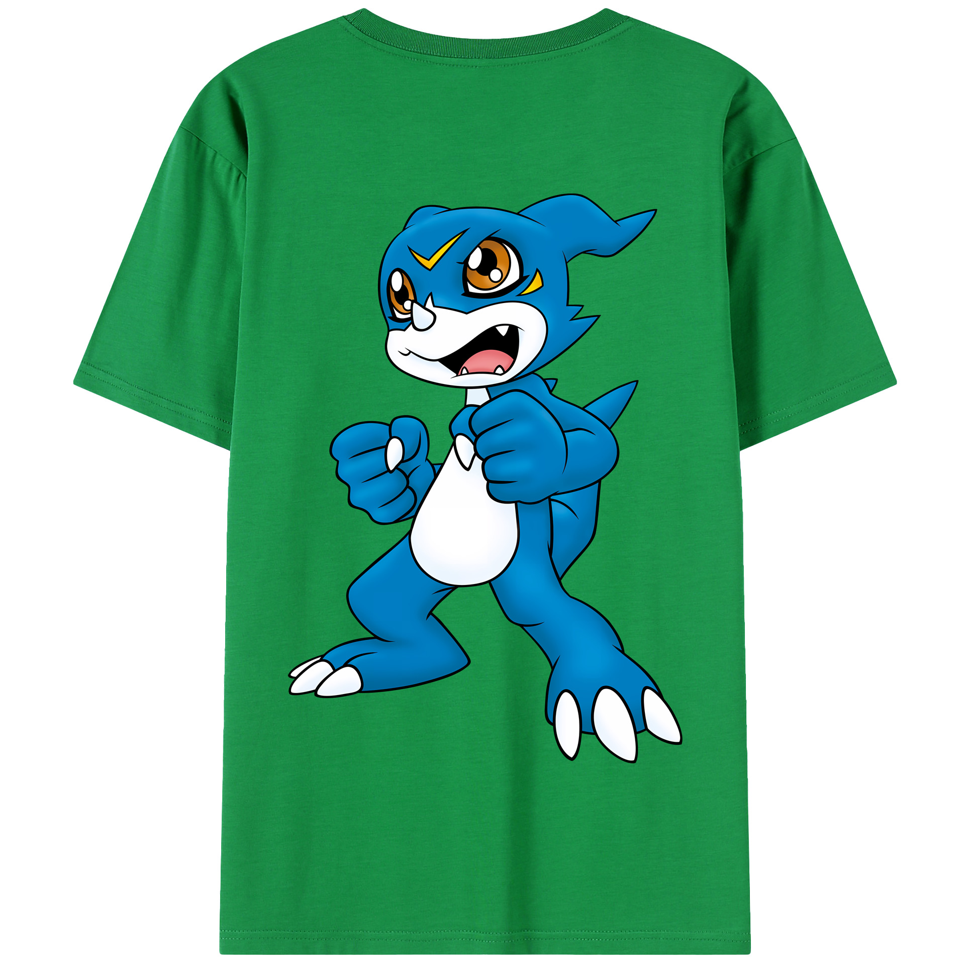 （画像用） Digimon デジタルモンスター/デジモン 綿100％半袖Tシャツ（背面プリント）