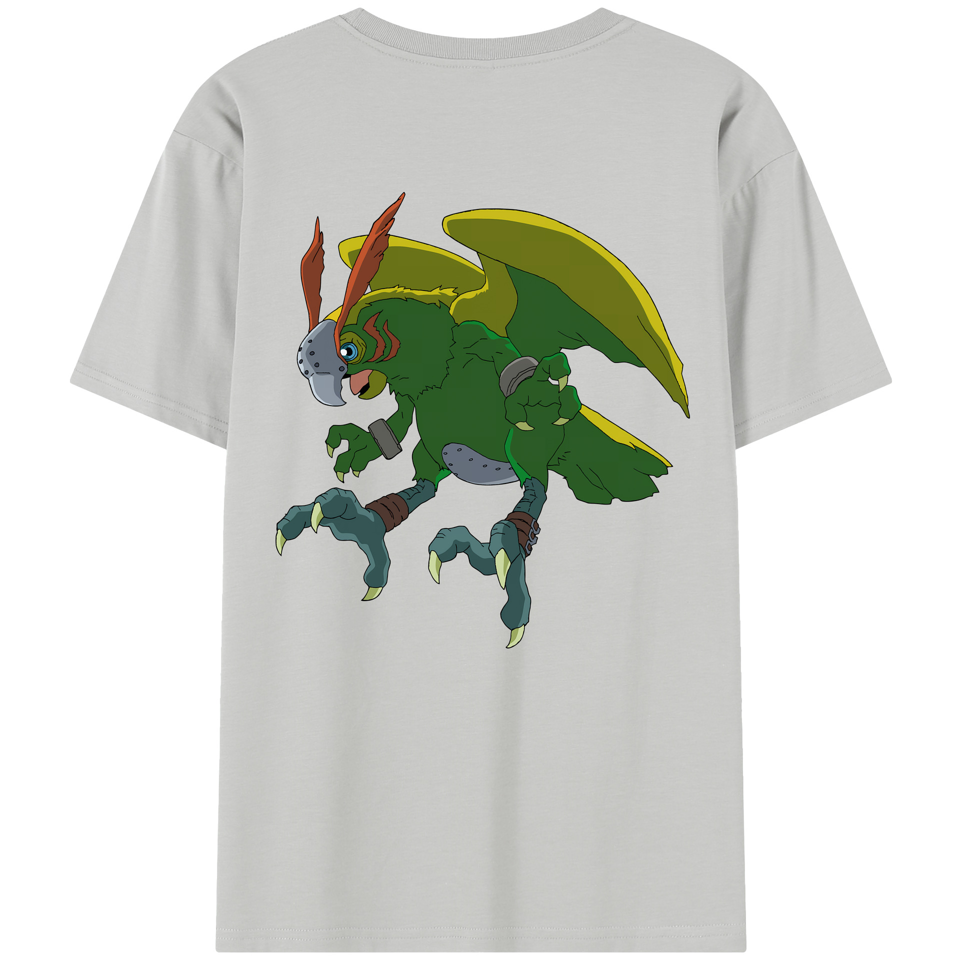 （画像用） Digimon デジタルモンスター/デジモン 綿100％半袖Tシャツ（背面プリント）