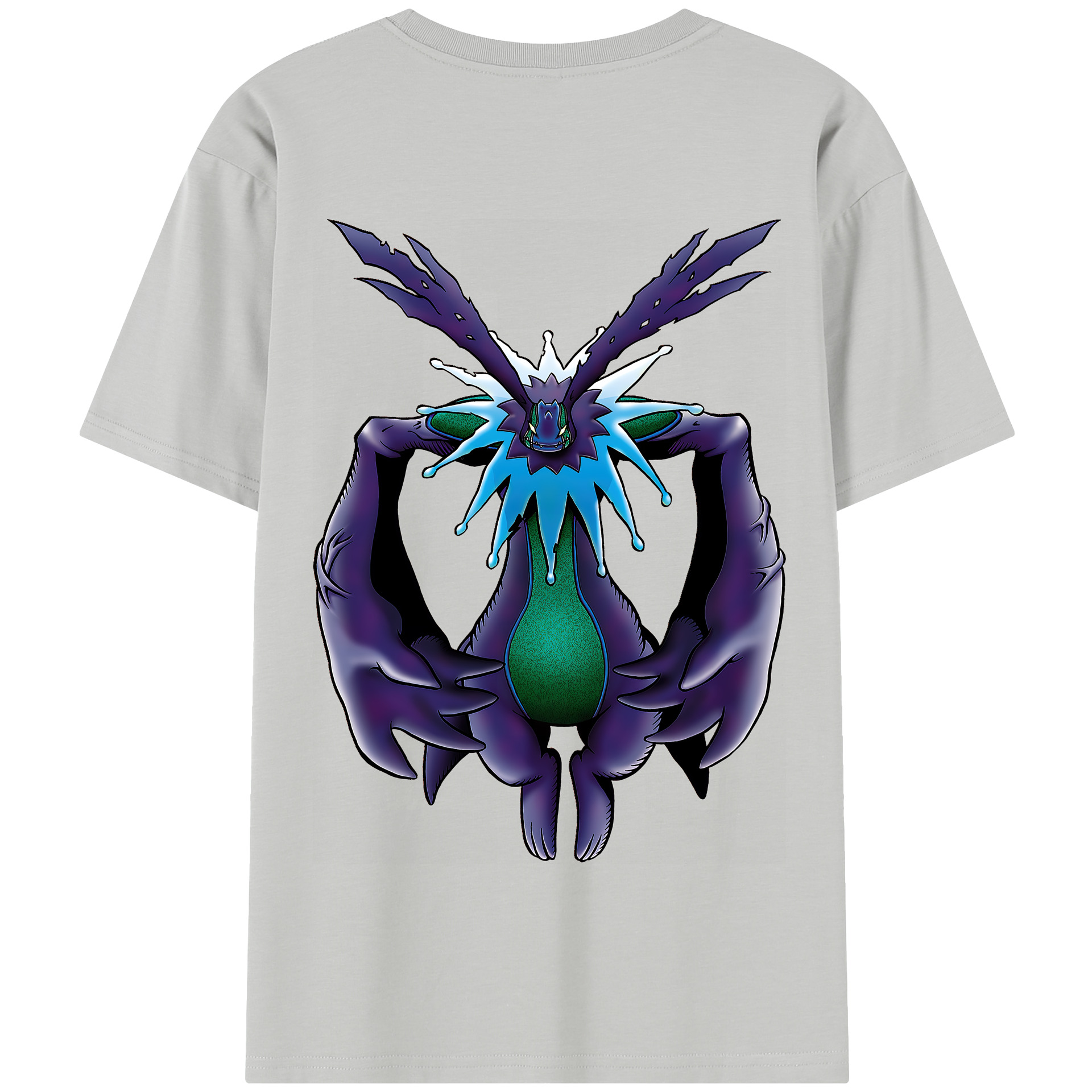 （画像用） Digimon デジタルモンスター/デジモン 綿100％半袖Tシャツ（背面プリント）