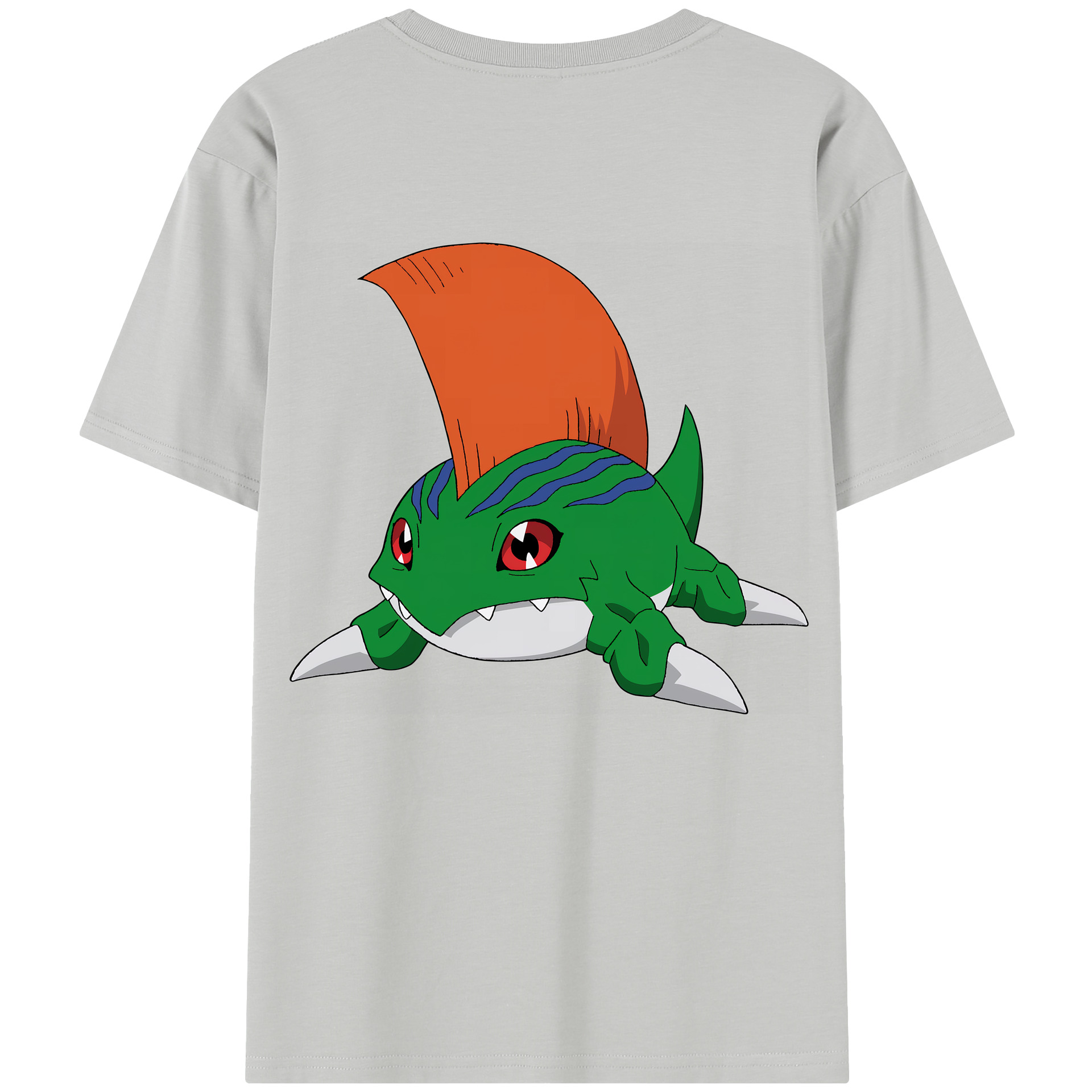 （画像用） Digimon デジタルモンスター/デジモン 綿100％半袖Tシャツ（背面プリント）