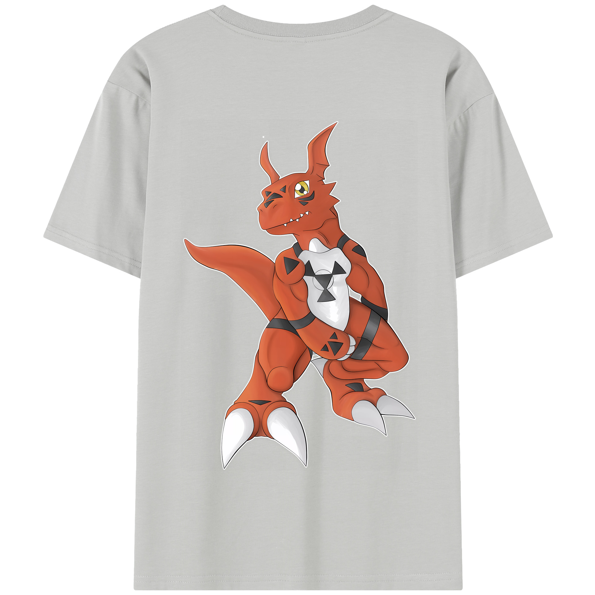 （画像用） Digimon デジタルモンスター/デジモン 綿100％半袖Tシャツ（背面プリント）