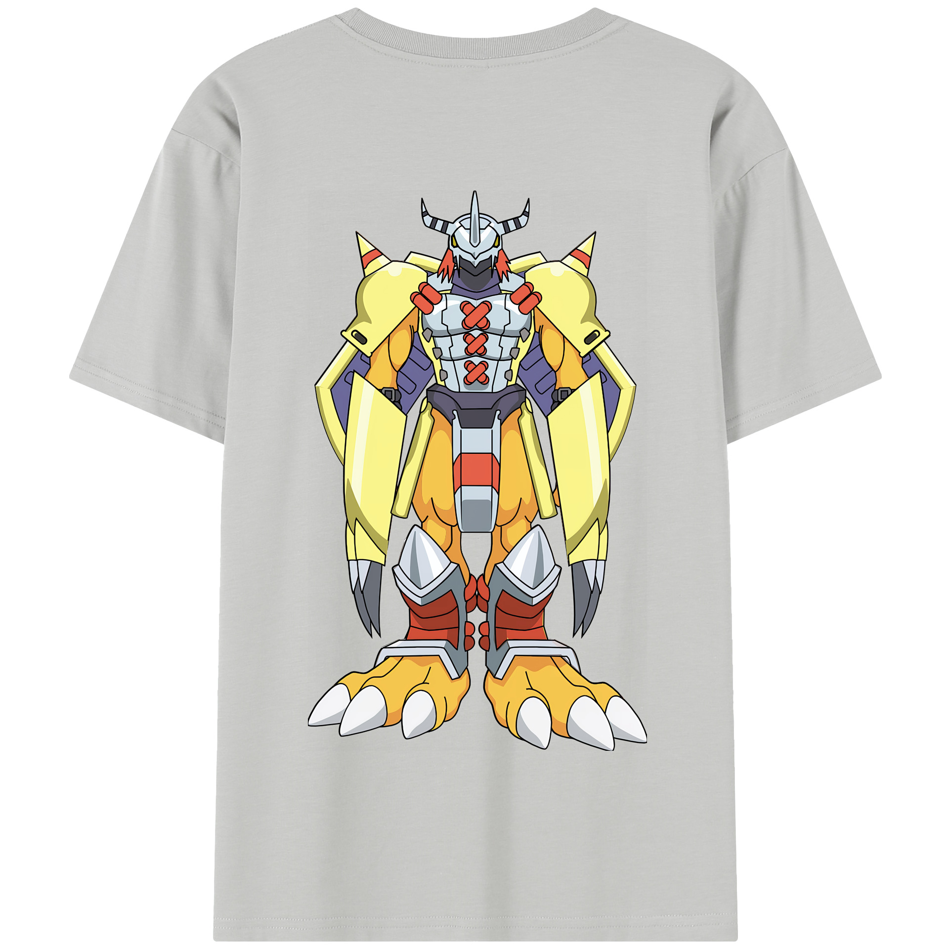 （画像用） Digimon デジタルモンスター/デジモン 綿100％半袖Tシャツ（背面プリント）