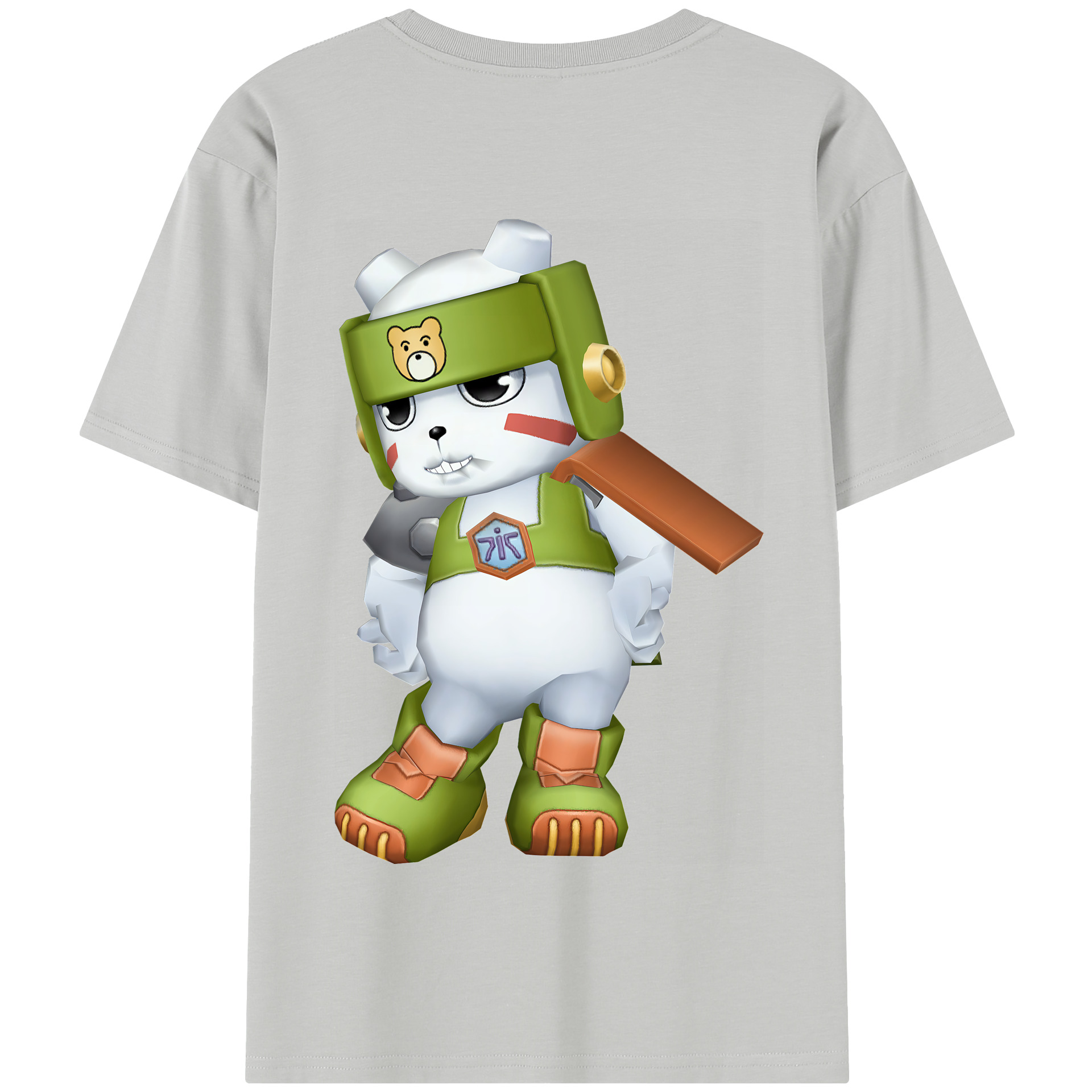 （画像用） Digimon デジタルモンスター/デジモン 綿100％半袖Tシャツ（背面プリント）