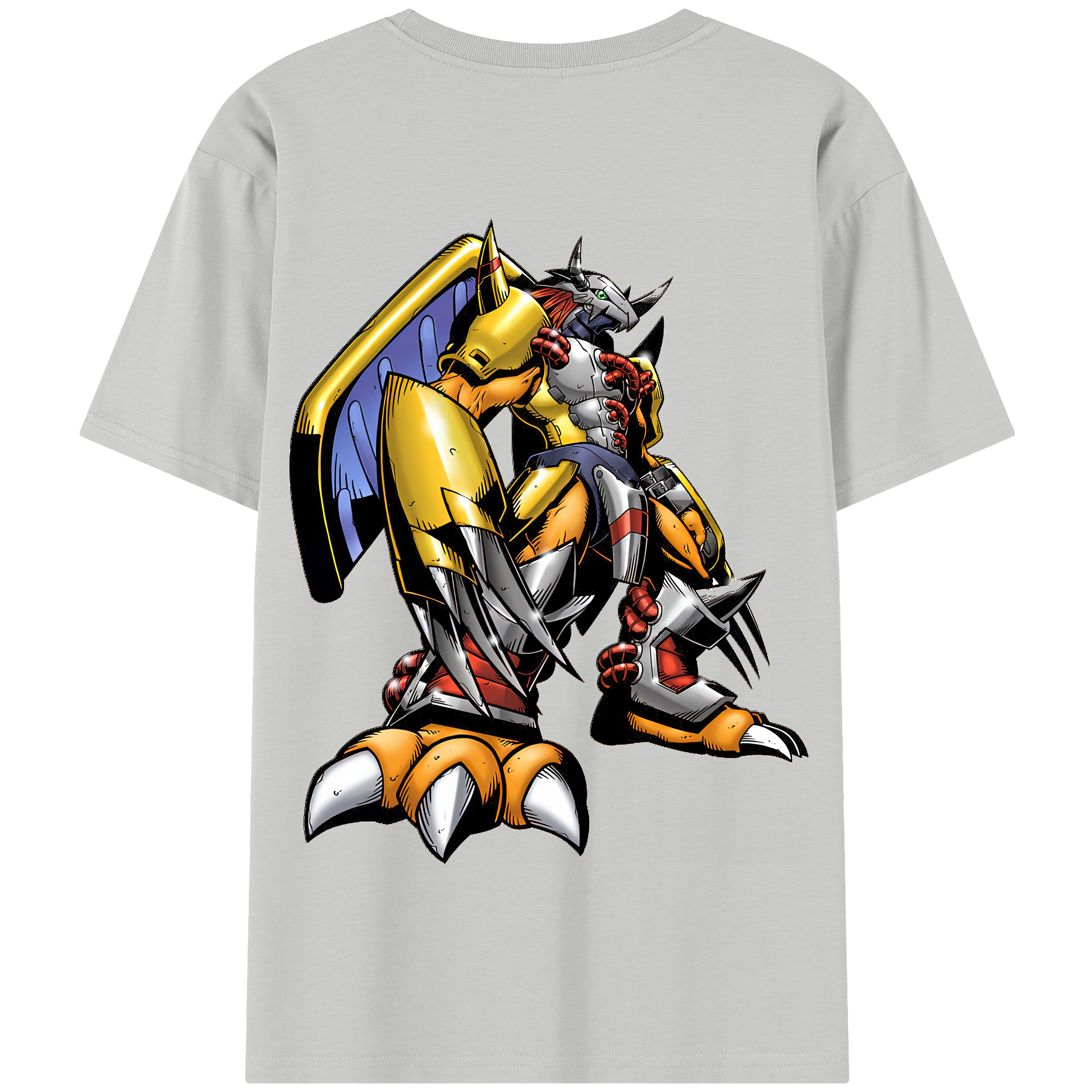 （画像用） Digimon デジタルモンスター/デジモン 綿100％半袖Tシャツ（背面プリント）