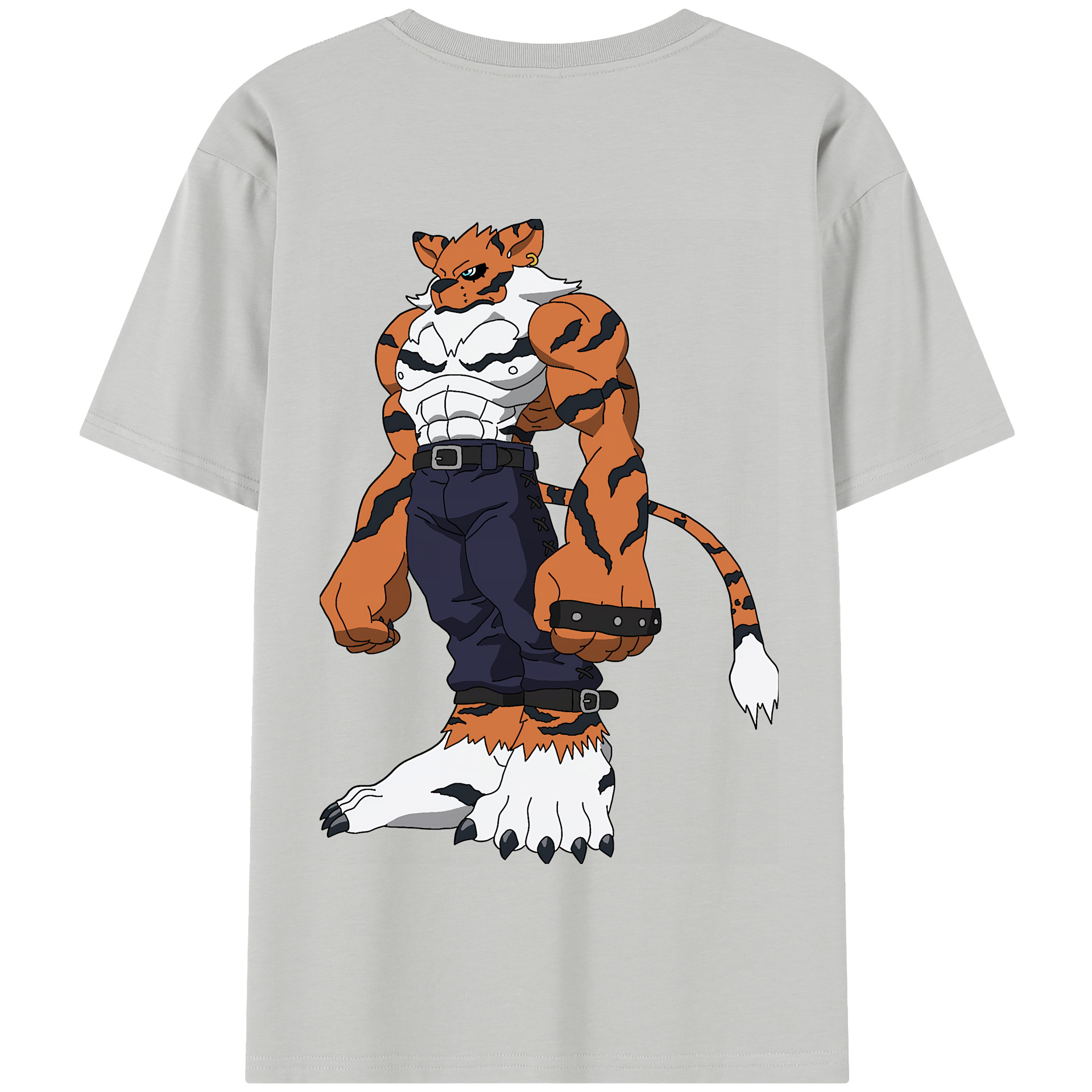 （画像用） Digimon デジタルモンスター/デジモン 綿100％半袖Tシャツ（背面プリント）