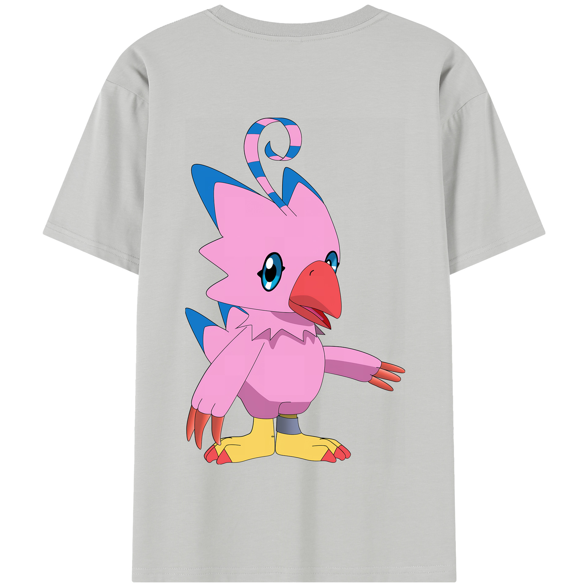 （画像用） Digimon デジタルモンスター/デジモン 綿100％半袖Tシャツ（背面プリント）