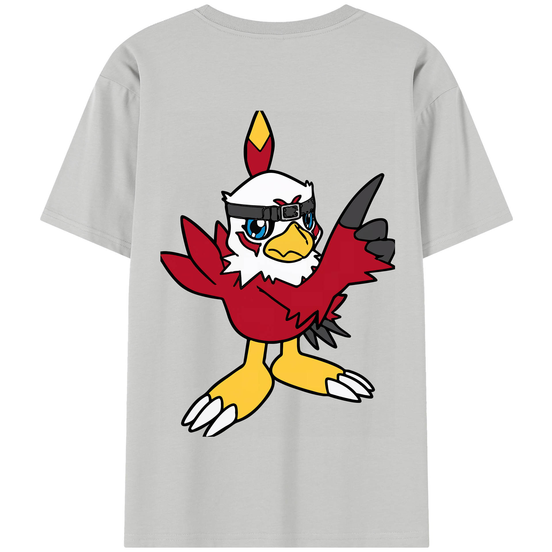 （画像用） Digimon デジタルモンスター/デジモン 綿100％半袖Tシャツ（背面プリント）