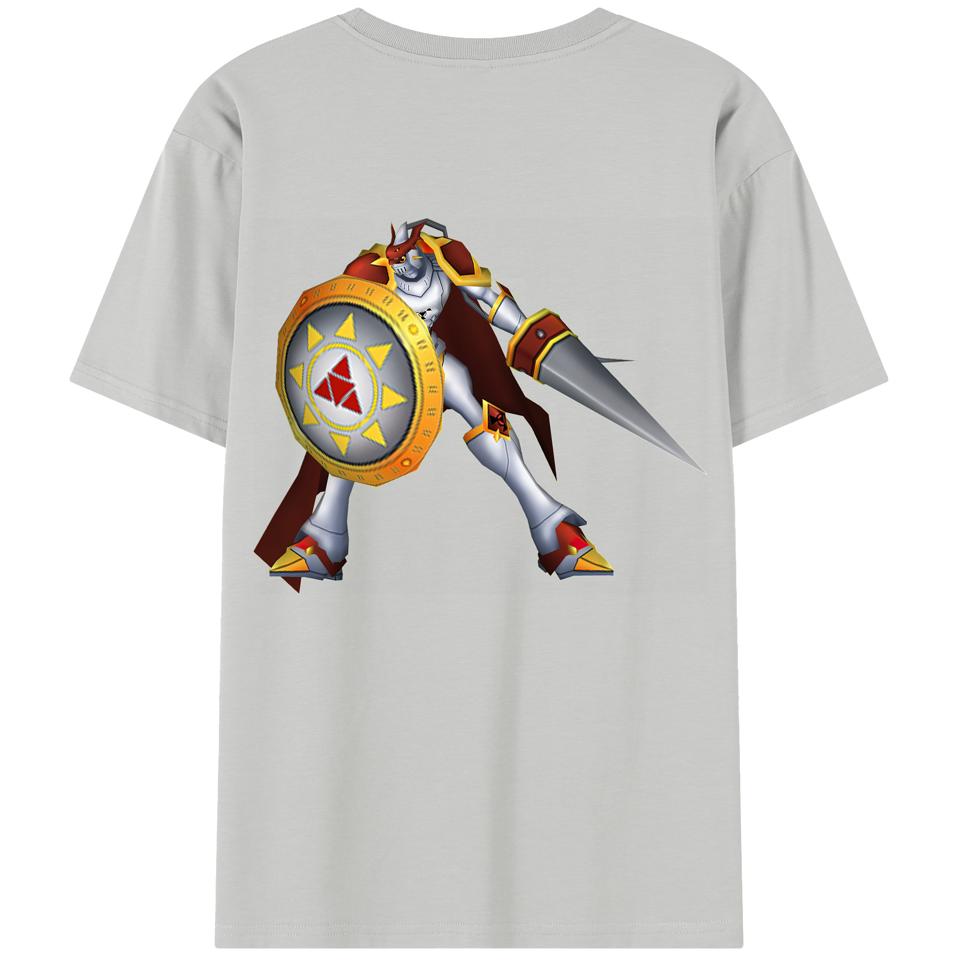 （画像用） Digimon デジタルモンスター/デジモン 綿100％半袖Tシャツ（背面プリント）