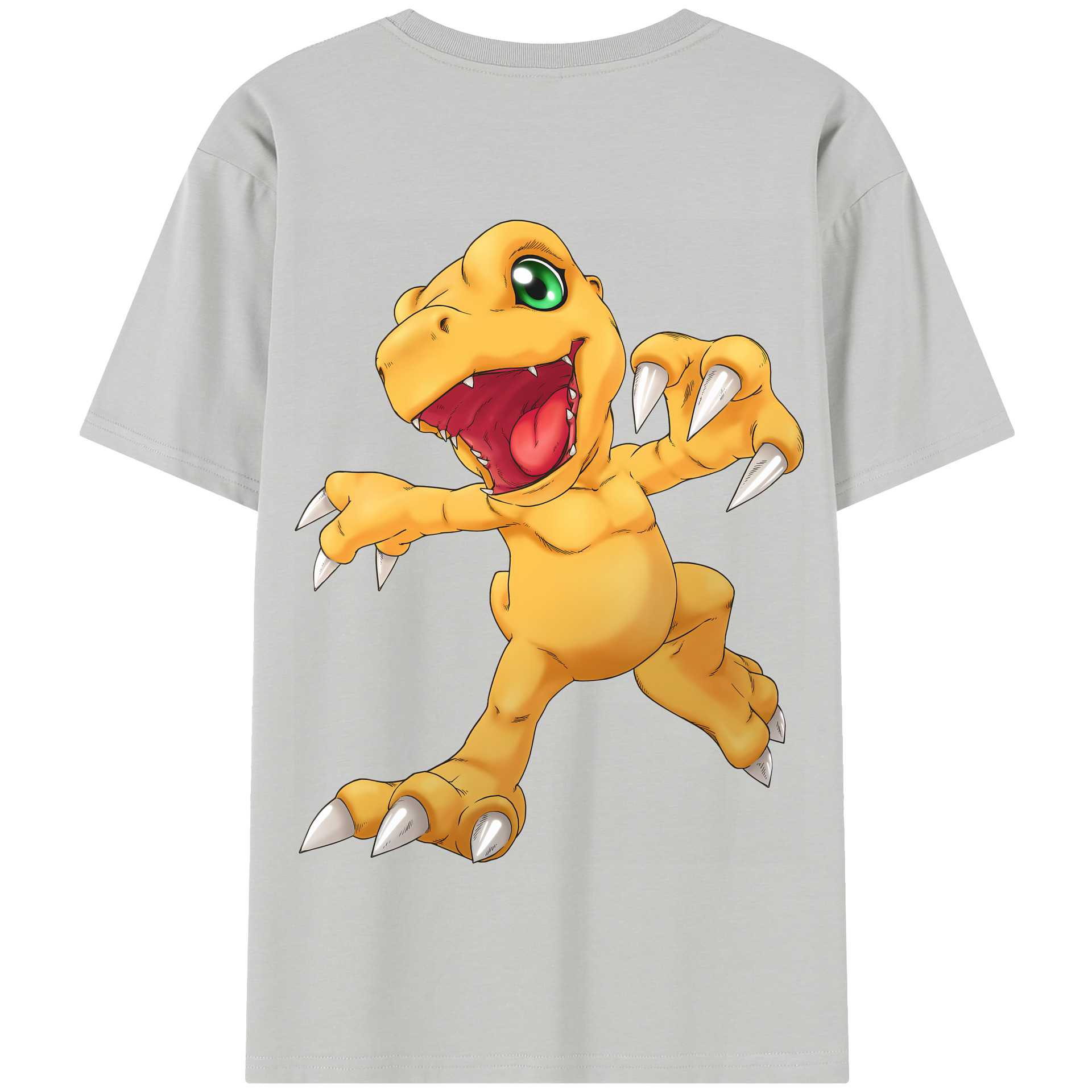 （画像用） Digimon デジタルモンスター/デジモン 綿100％半袖Tシャツ（背面プリント）