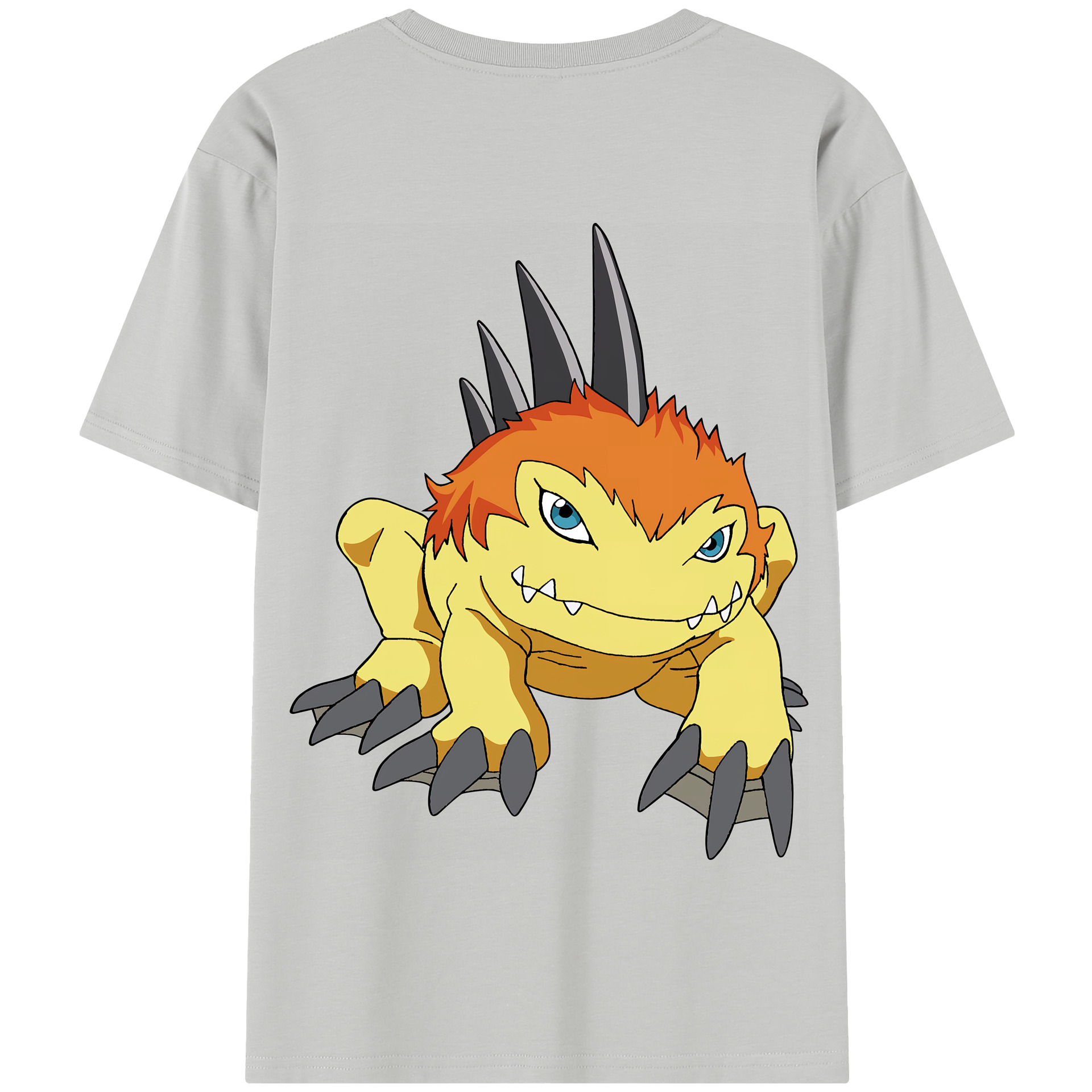 （画像用） Digimon デジタルモンスター/デジモン 綿100％半袖Tシャツ（背面プリント）