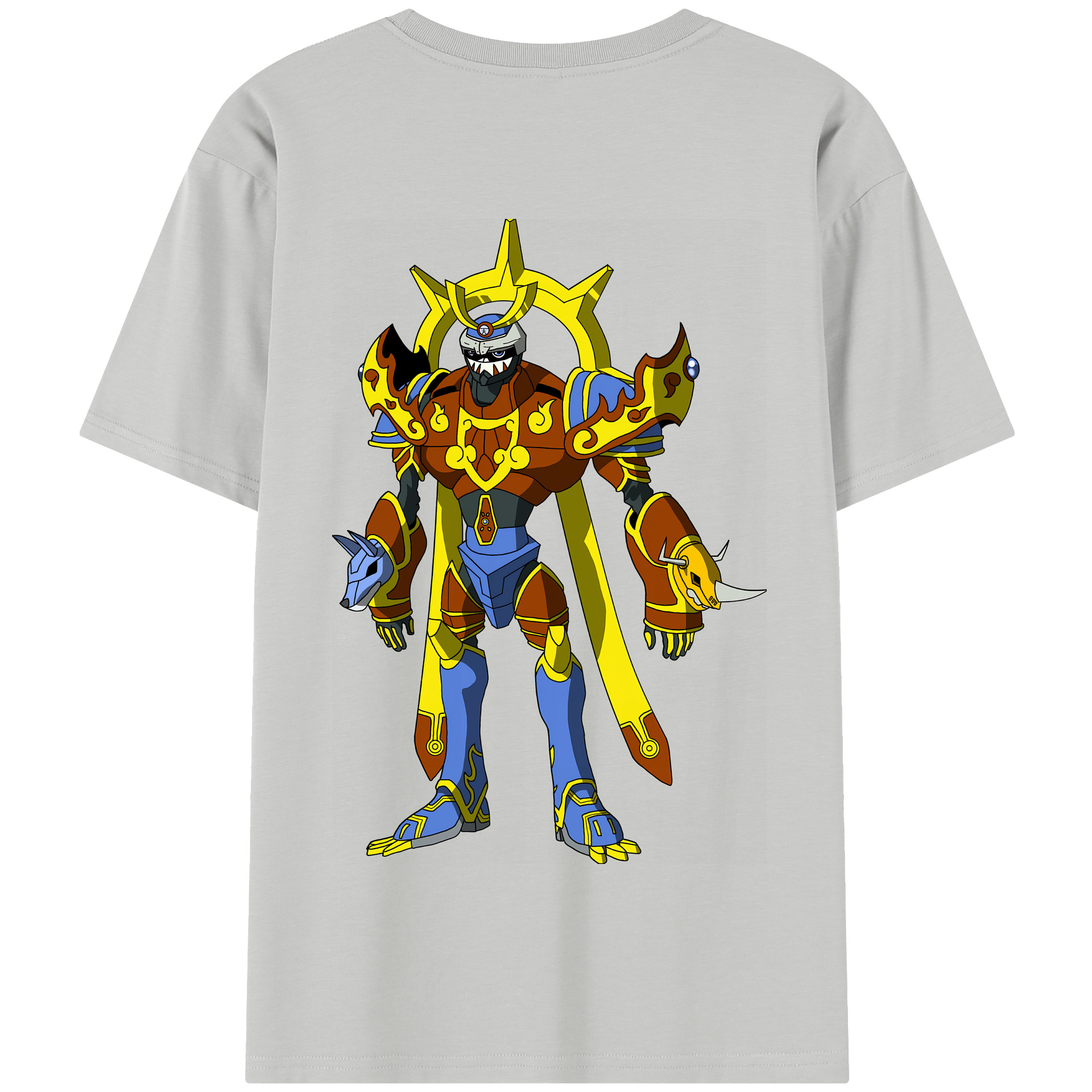 （画像用） Digimon デジタルモンスター/デジモン 綿100％半袖Tシャツ（背面プリント）