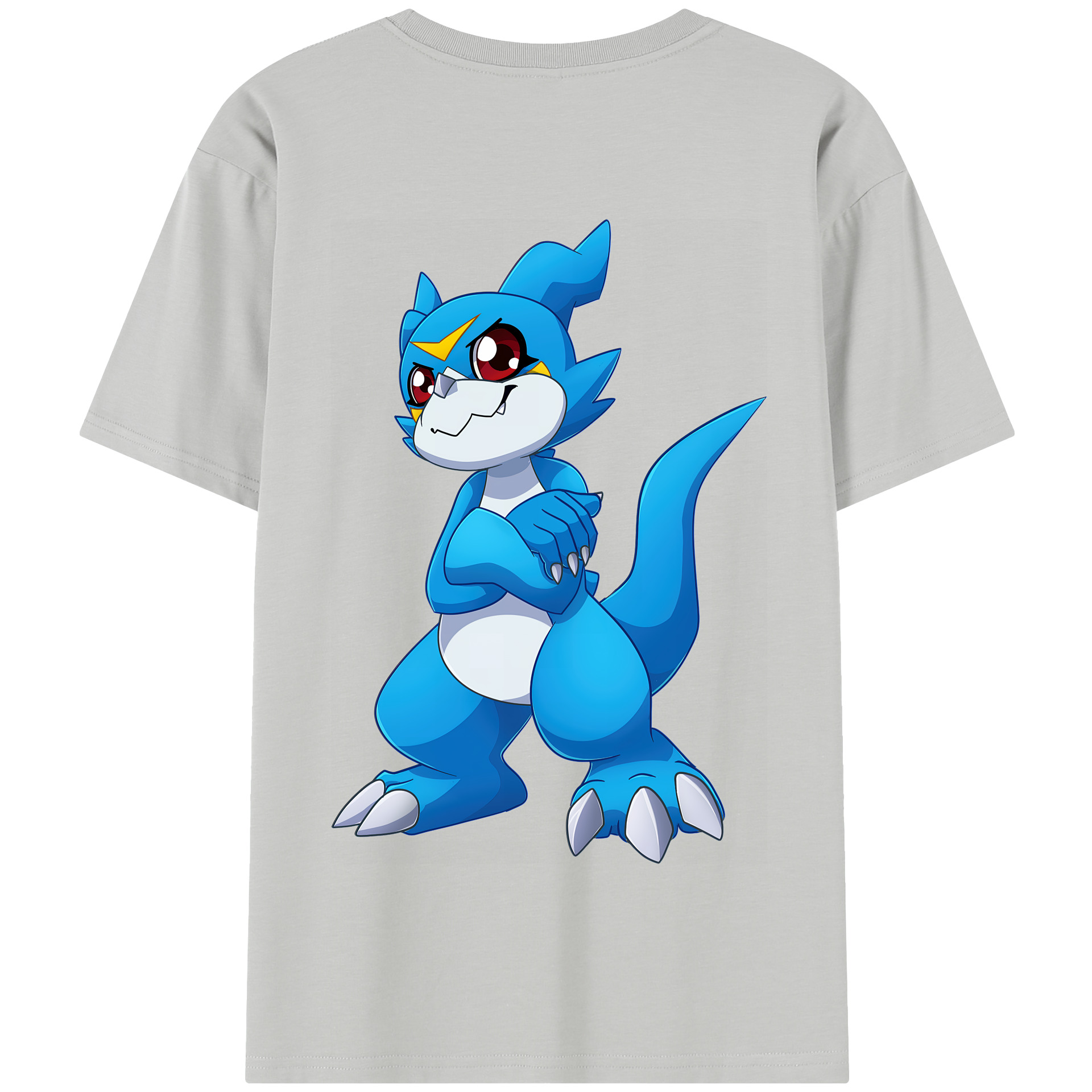 （画像用） Digimon デジタルモンスター/デジモン 綿100％半袖Tシャツ（背面プリント）