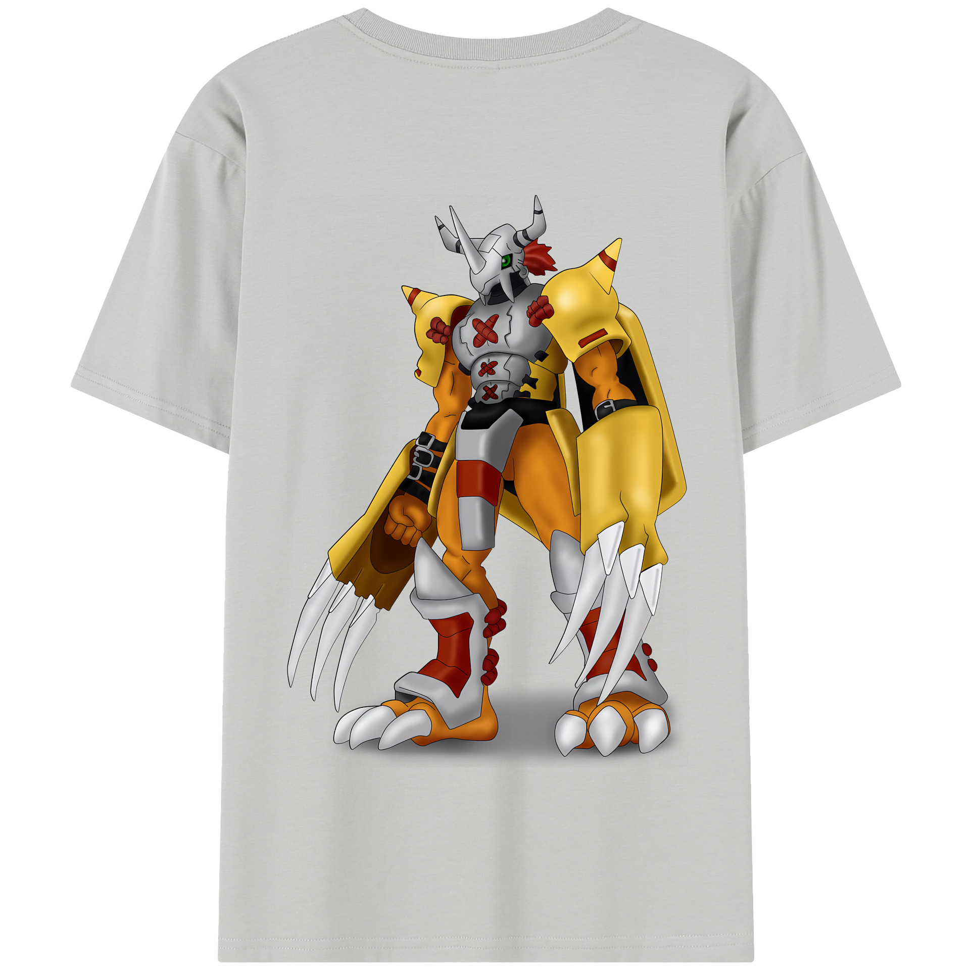 （画像用） Digimon デジタルモンスター/デジモン 綿100％半袖Tシャツ（背面プリント）