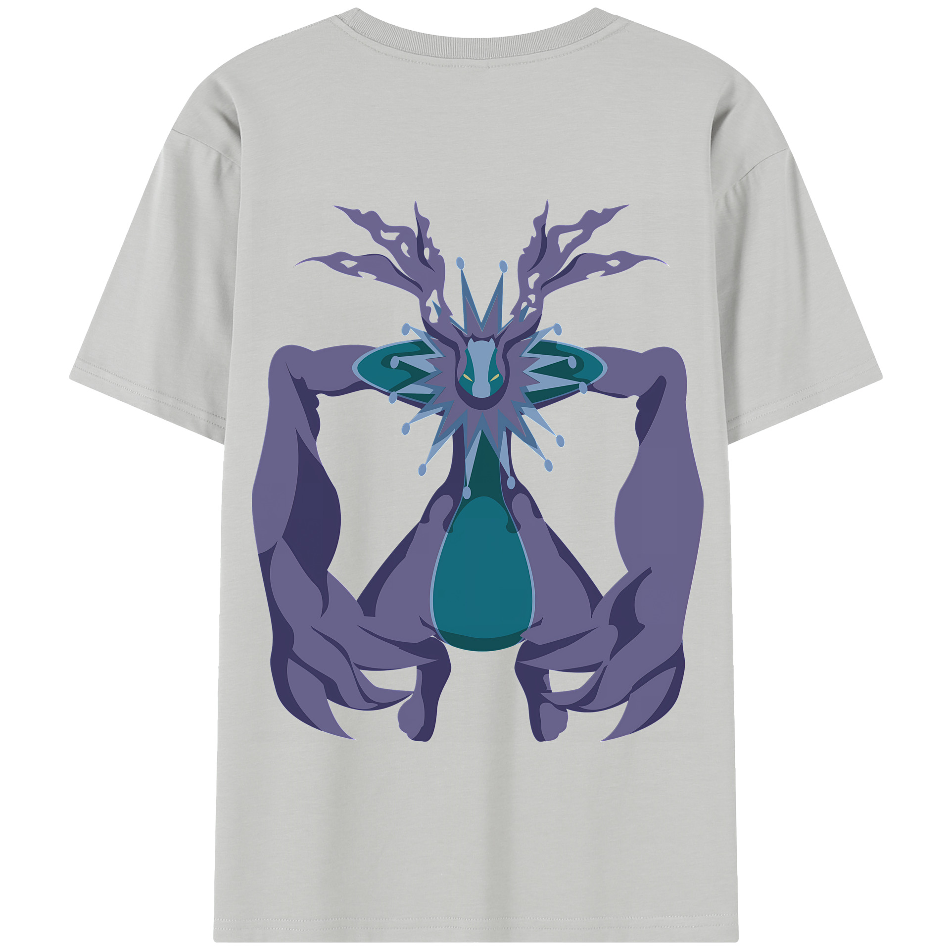 （画像用） Digimon デジタルモンスター/デジモン 綿100％半袖Tシャツ（背面プリント）