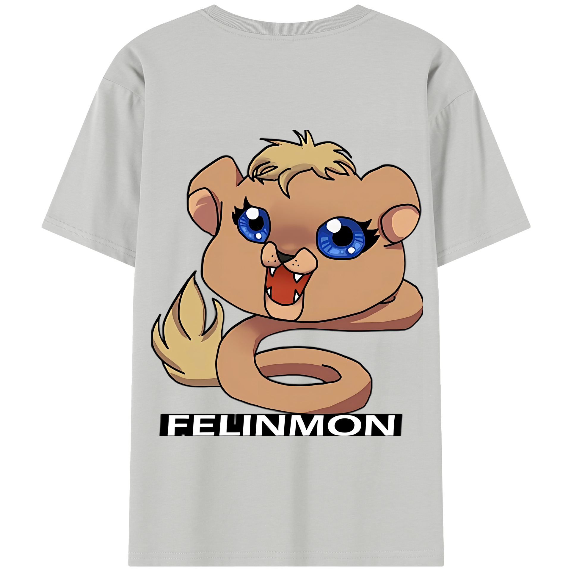 （画像用） Digimon デジタルモンスター/デジモン 綿100％半袖Tシャツ（背面プリント）
