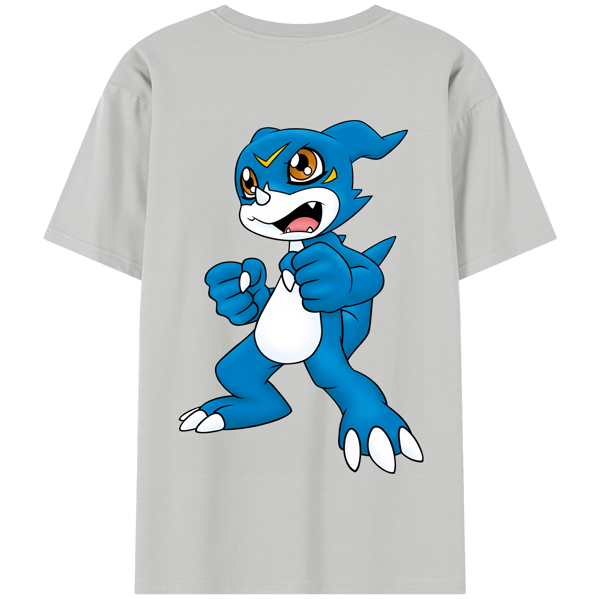 （画像用） Digimon デジタルモンスター/デジモン 綿100％半袖Tシャツ（背面プリント）