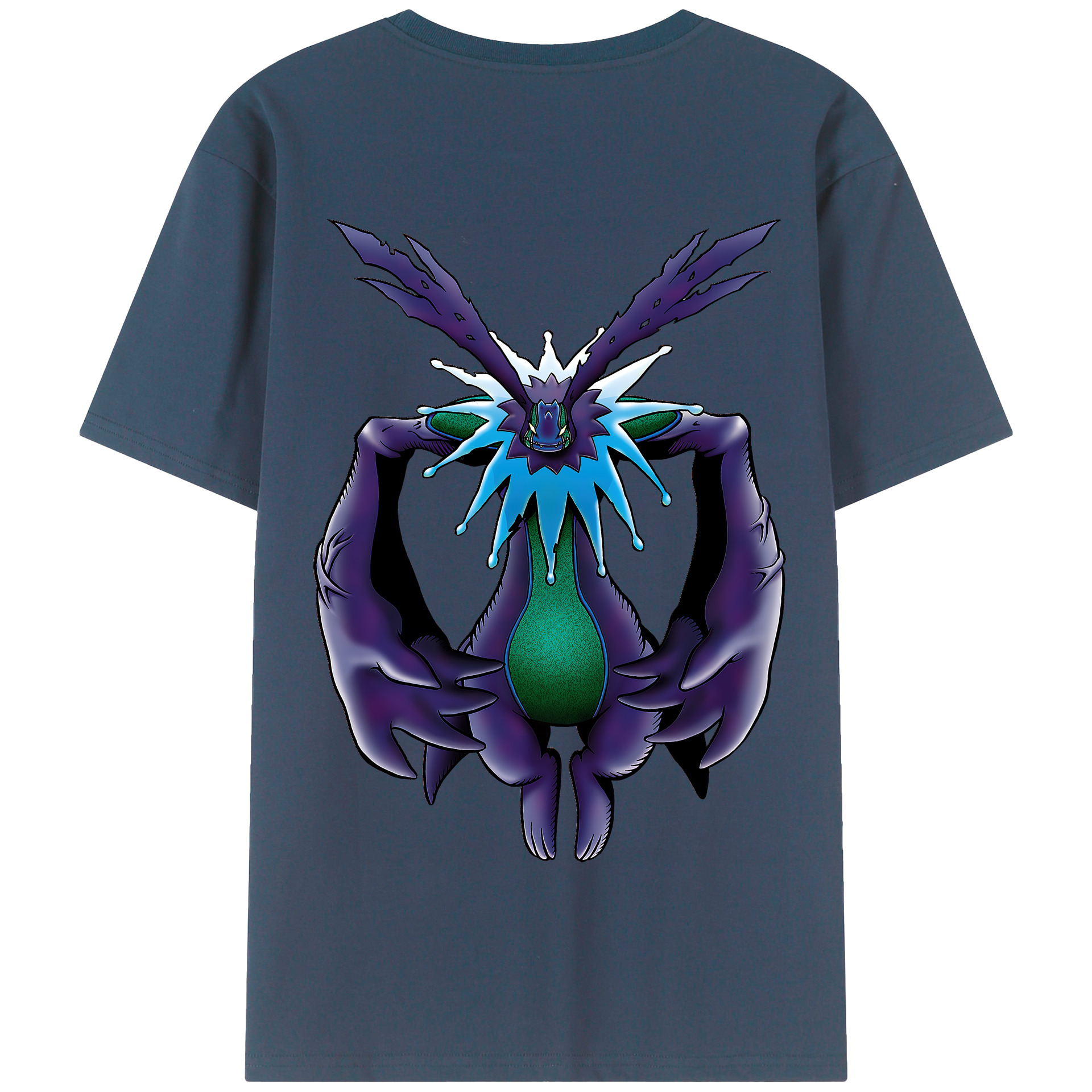 （画像用） Digimon デジタルモンスター/デジモン 綿100％半袖Tシャツ（背面プリント）