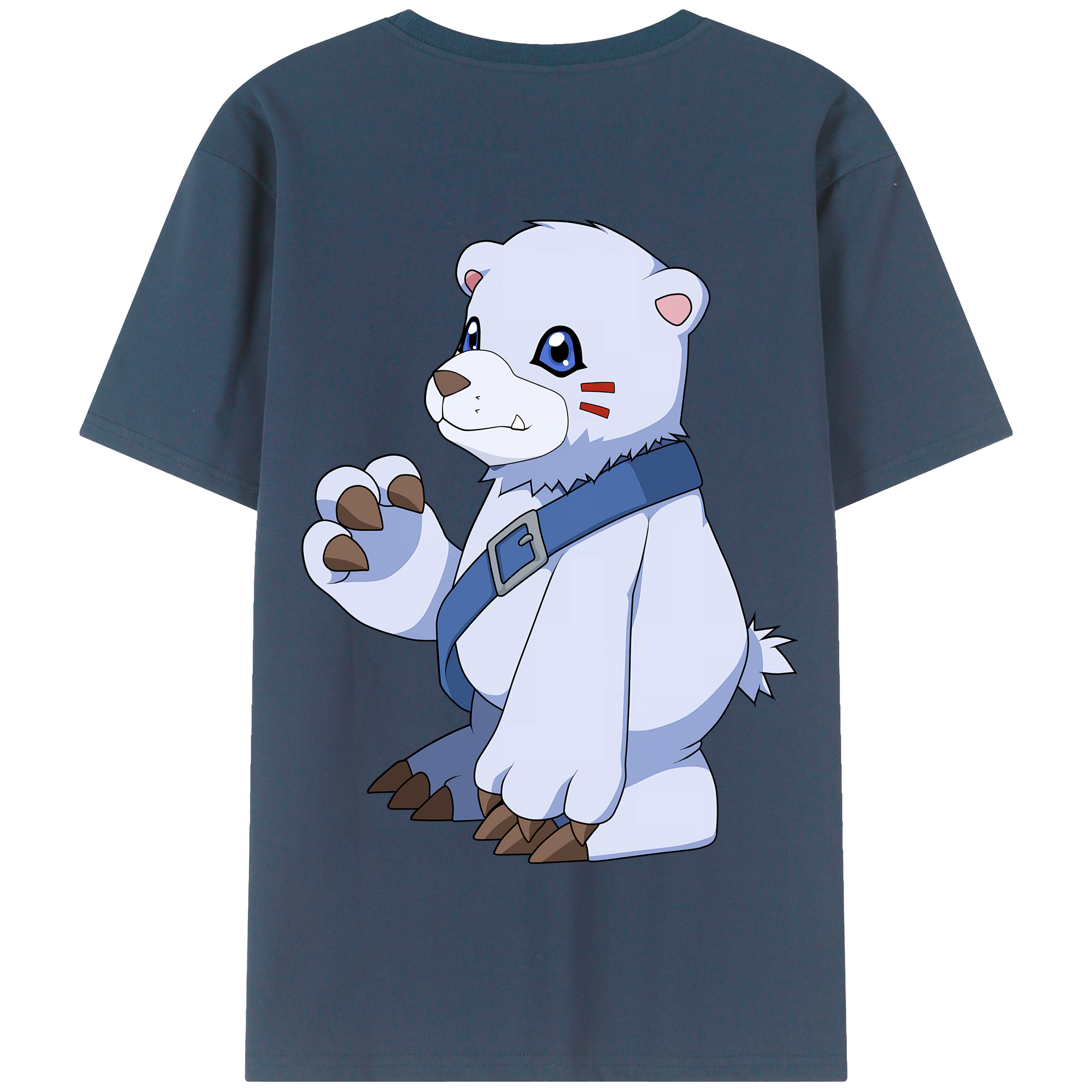 （画像用） Digimon デジタルモンスター/デジモン 綿100％半袖Tシャツ（背面プリント）