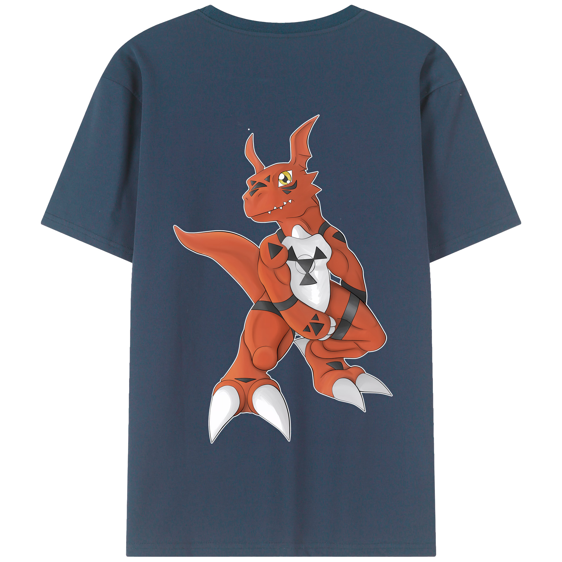 （画像用） Digimon デジタルモンスター/デジモン 綿100％半袖Tシャツ（背面プリント）