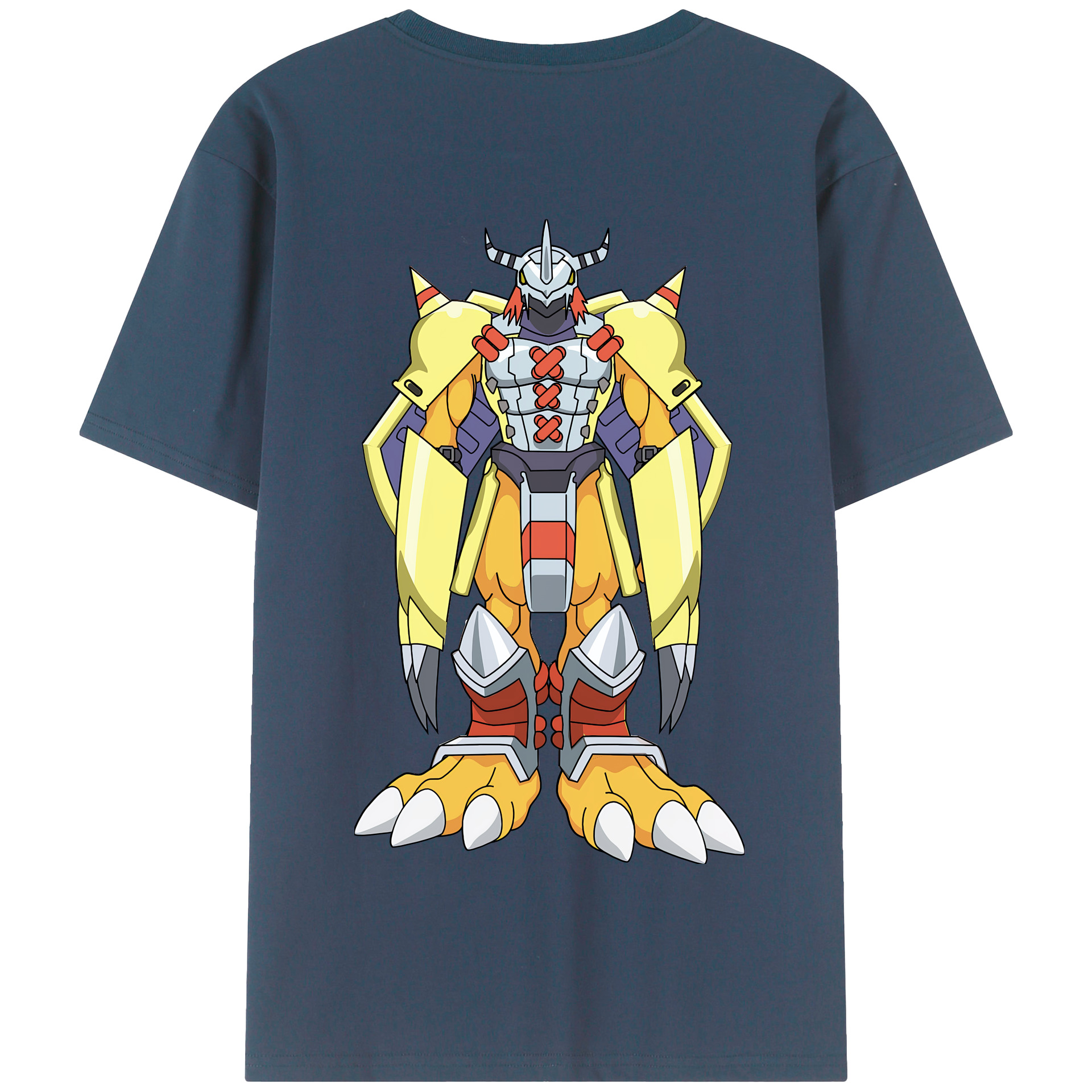 （画像用） Digimon デジタルモンスター/デジモン 綿100％半袖Tシャツ（背面プリント）