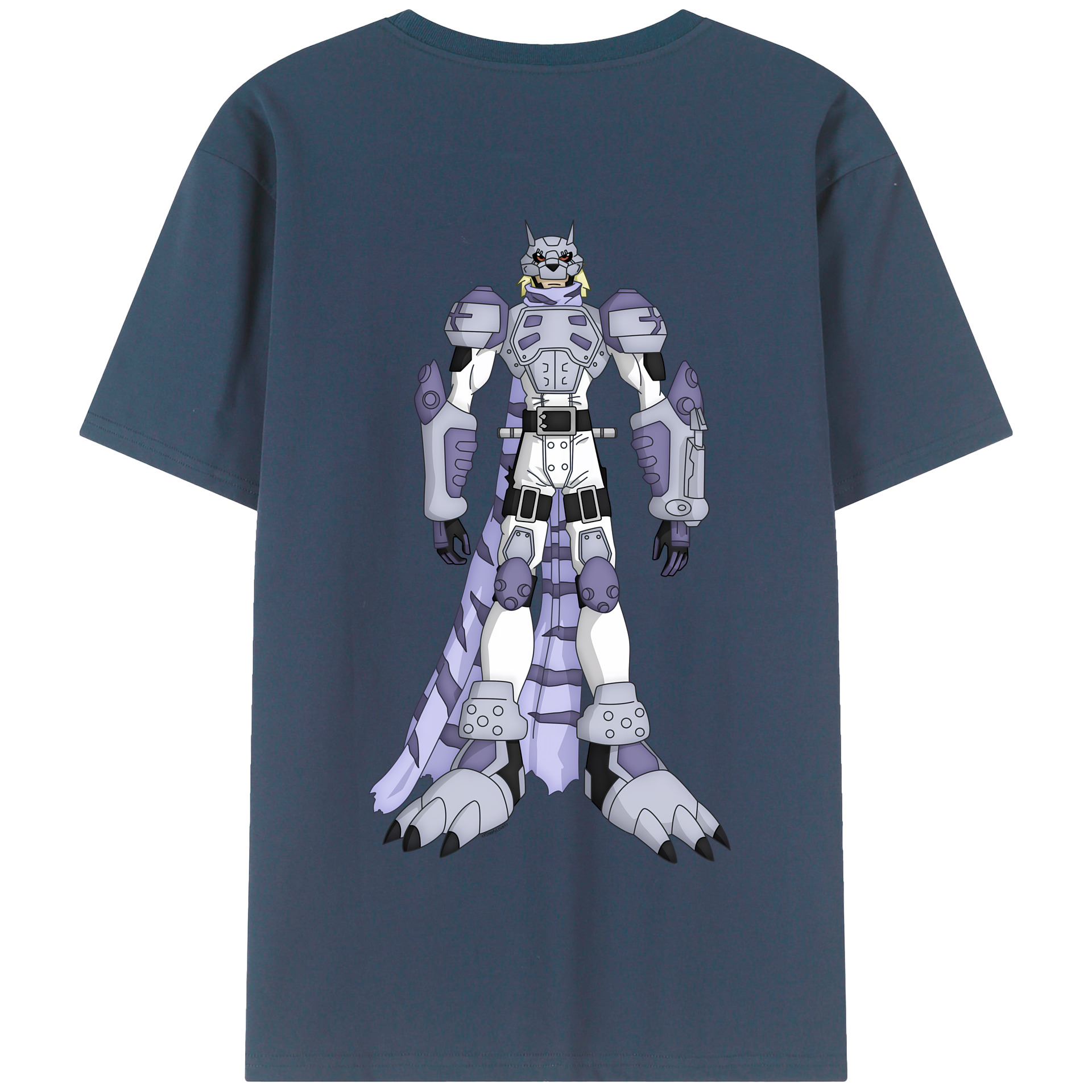 （画像用） Digimon デジタルモンスター/デジモン 綿100％半袖Tシャツ（背面プリント）