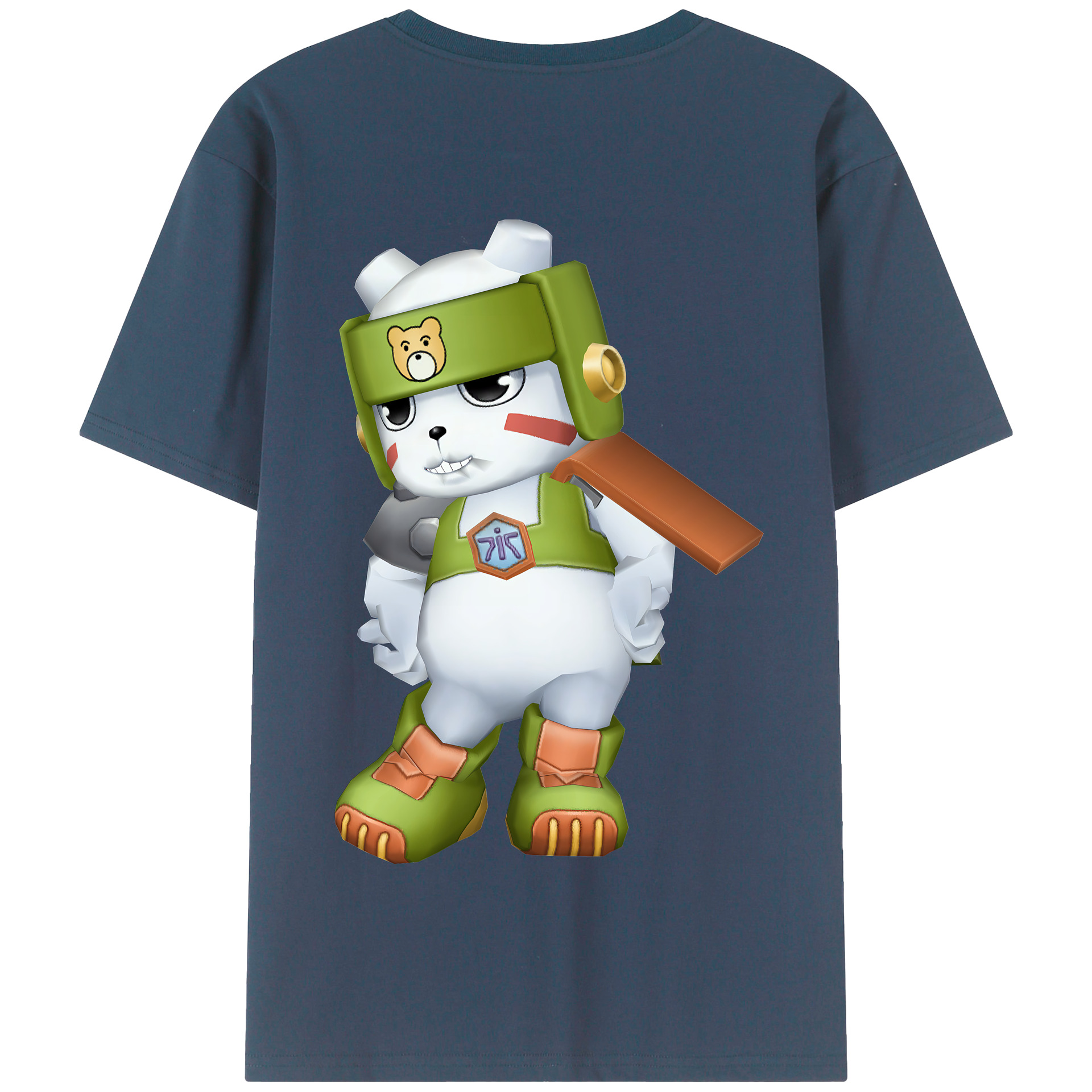 （画像用） Digimon デジタルモンスター/デジモン 綿100％半袖Tシャツ（背面プリント）