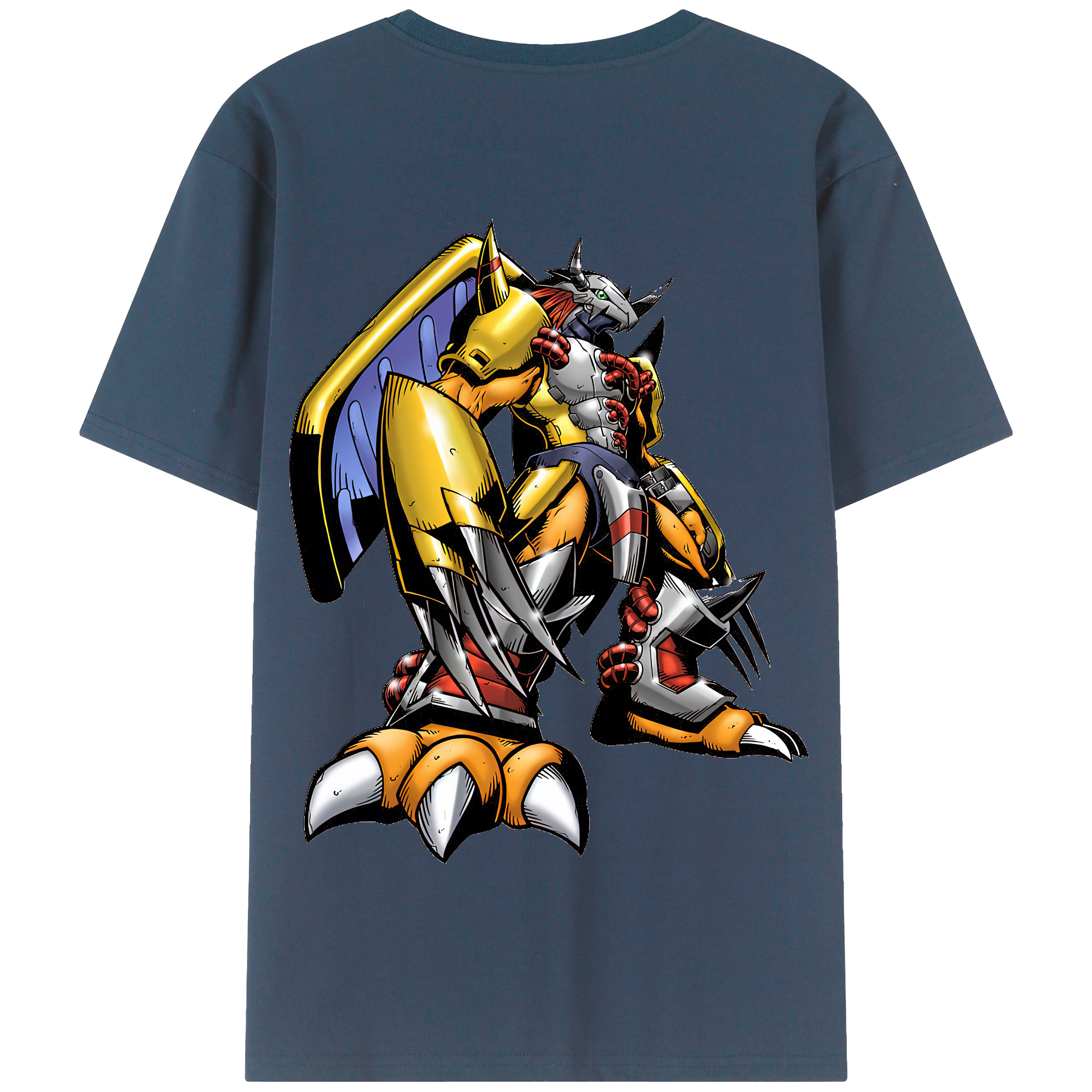 （画像用） Digimon デジタルモンスター/デジモン 綿100％半袖Tシャツ（背面プリント）