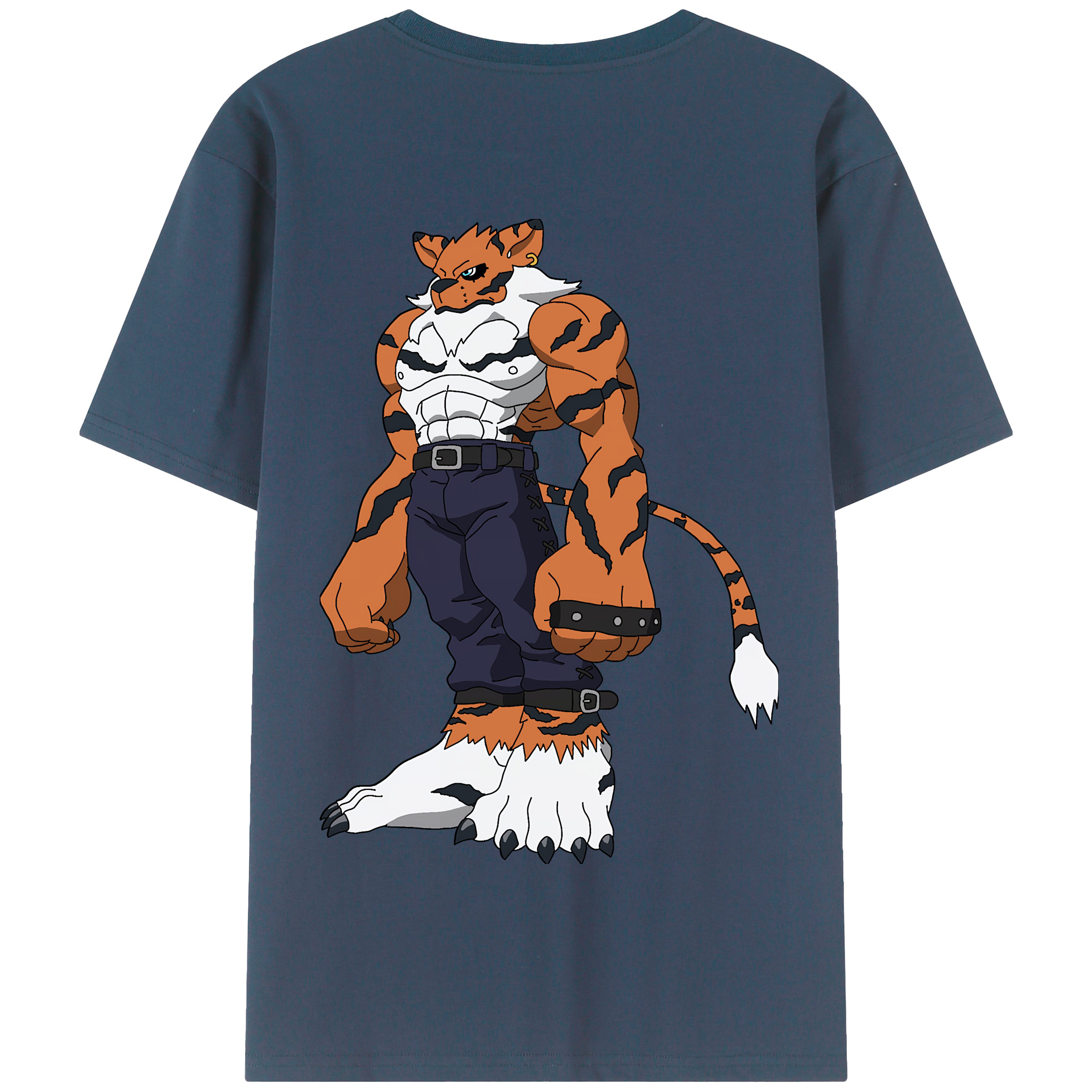 （画像用） Digimon デジタルモンスター/デジモン 綿100％半袖Tシャツ（背面プリント）
